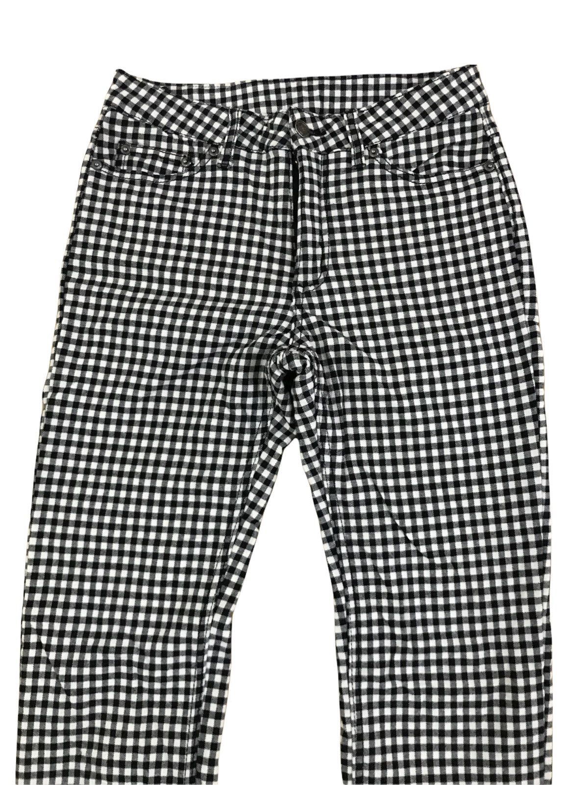Japanese Brand Japanese Brand Houndstooth Slim Fit Skinny Kapital Style Size US 26 / EU 42 - 3 Thumbnail