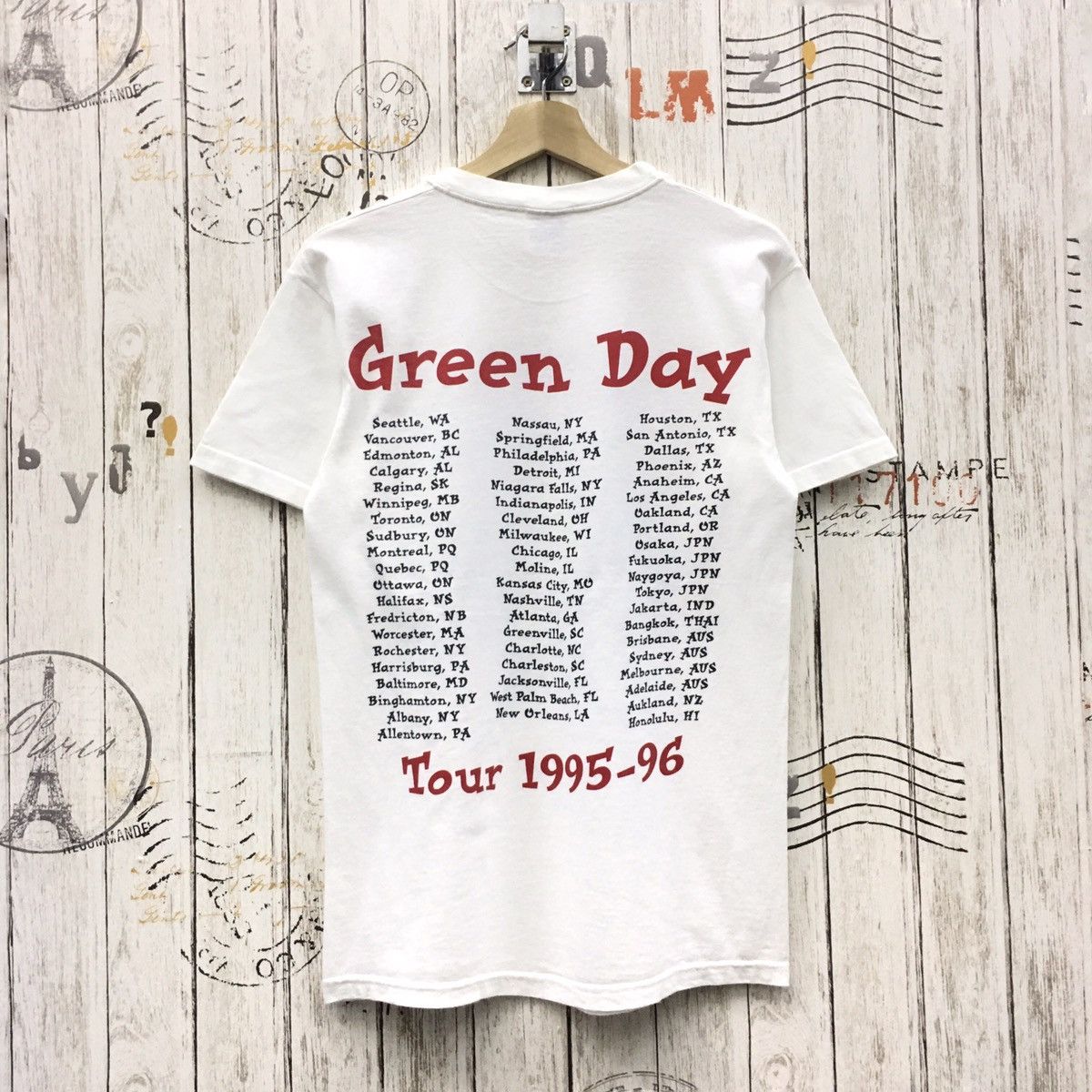 Band Tees Rare Vintage 90’s Green Day Insomniac 95 tour usa Tee Size US S / EU 44-46 / 1 - 2 Thumbnail