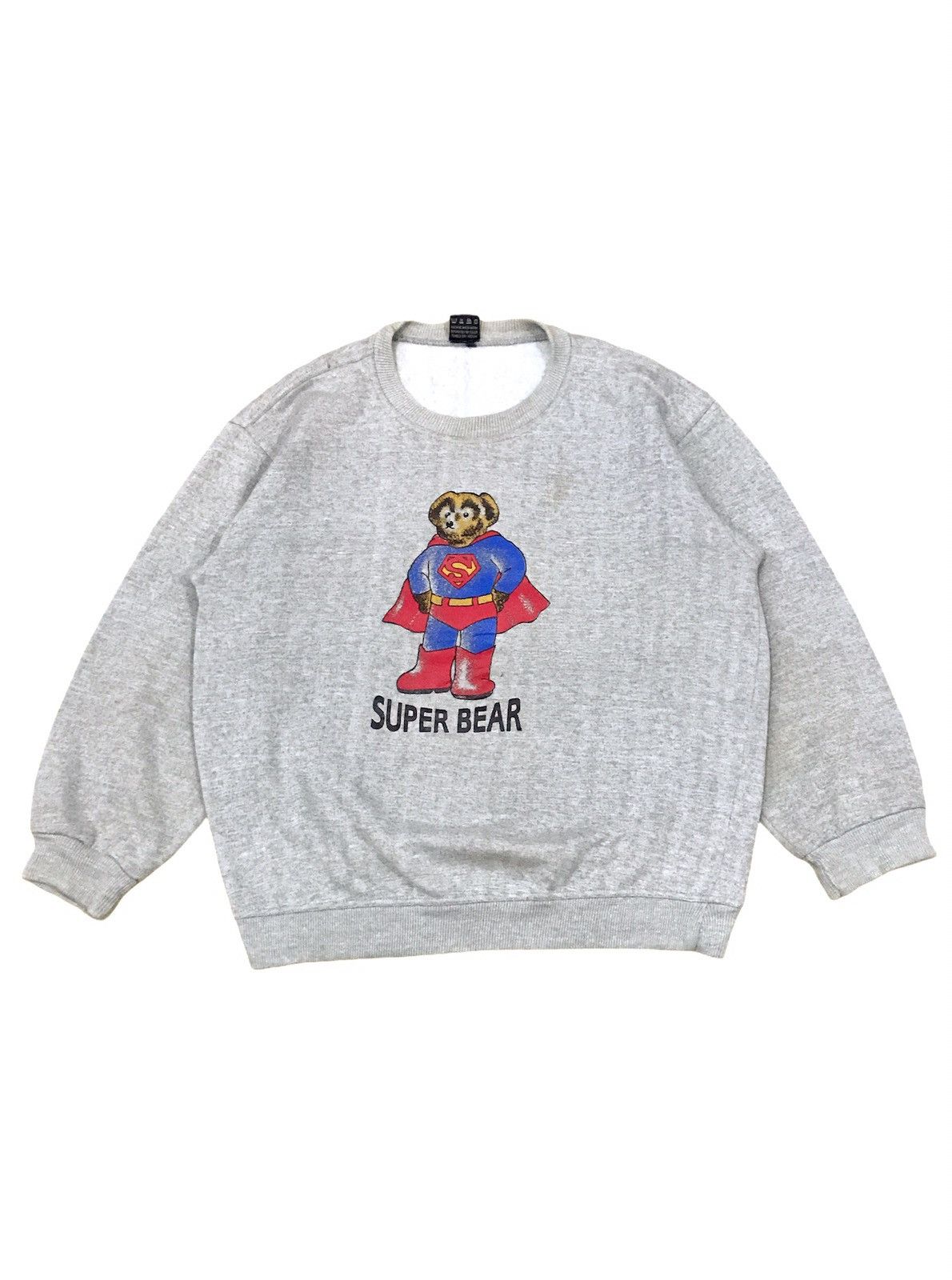 Vintage Vintage Super Bear Superman Sweatshirt Polo Bear Inspired Size US M / EU 48-50 / 2 - 1 Thumbnail