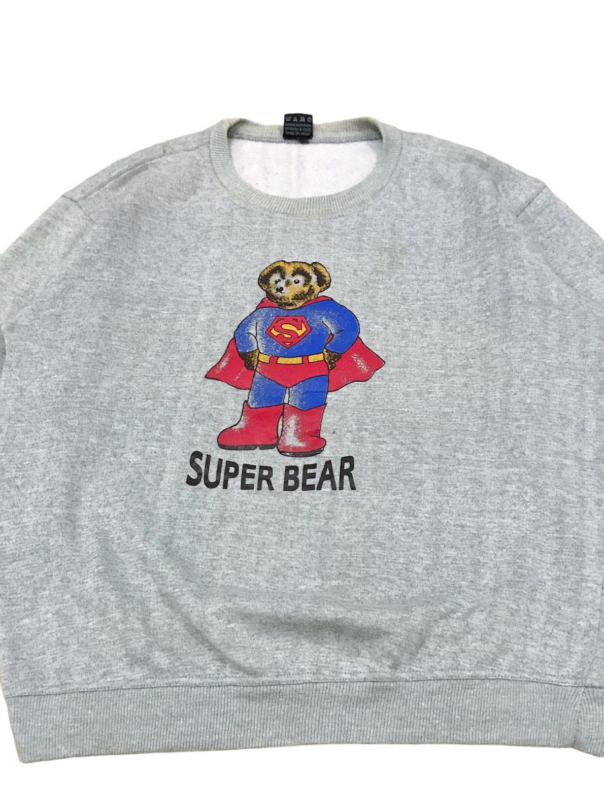 Vintage Vintage Super Bear Superman Sweatshirt Polo Bear Inspired Size US M / EU 48-50 / 2 - 3 Thumbnail