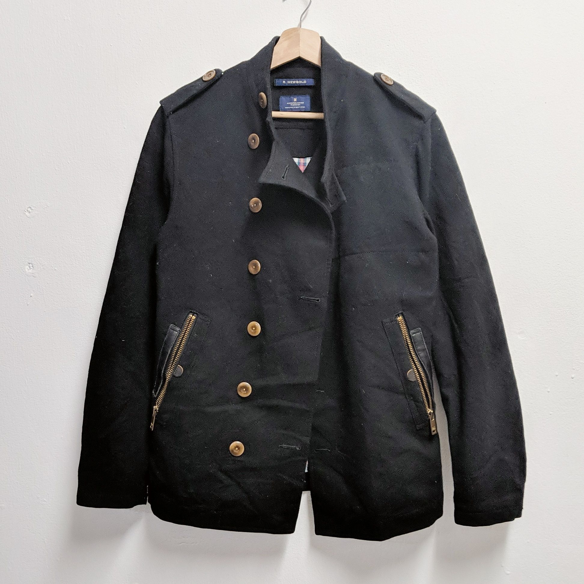 R.Newbold Vintage R.NEWBOLD Jacket Buttons Sweater Coat Size US M / EU 48-50 / 2 - 1 Thumbnail
