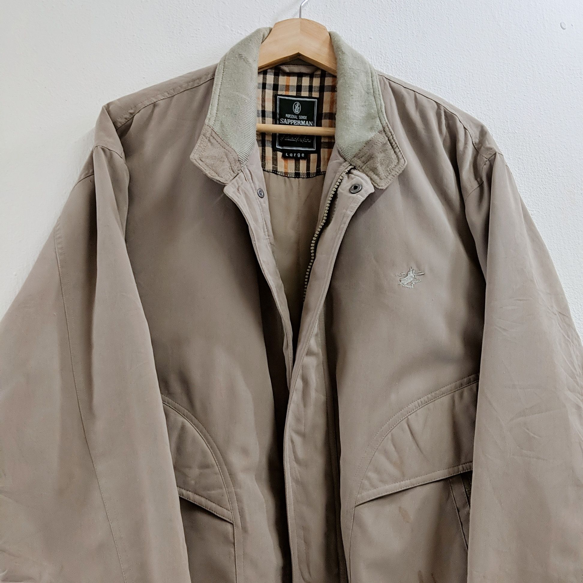 Vintage SAPPERMAN Rare Jacket Sweater