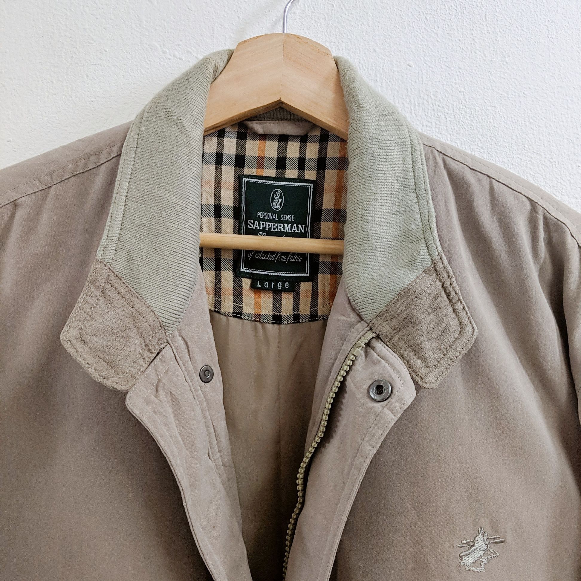 Vintage SAPPERMAN Rare Jacket Sweater