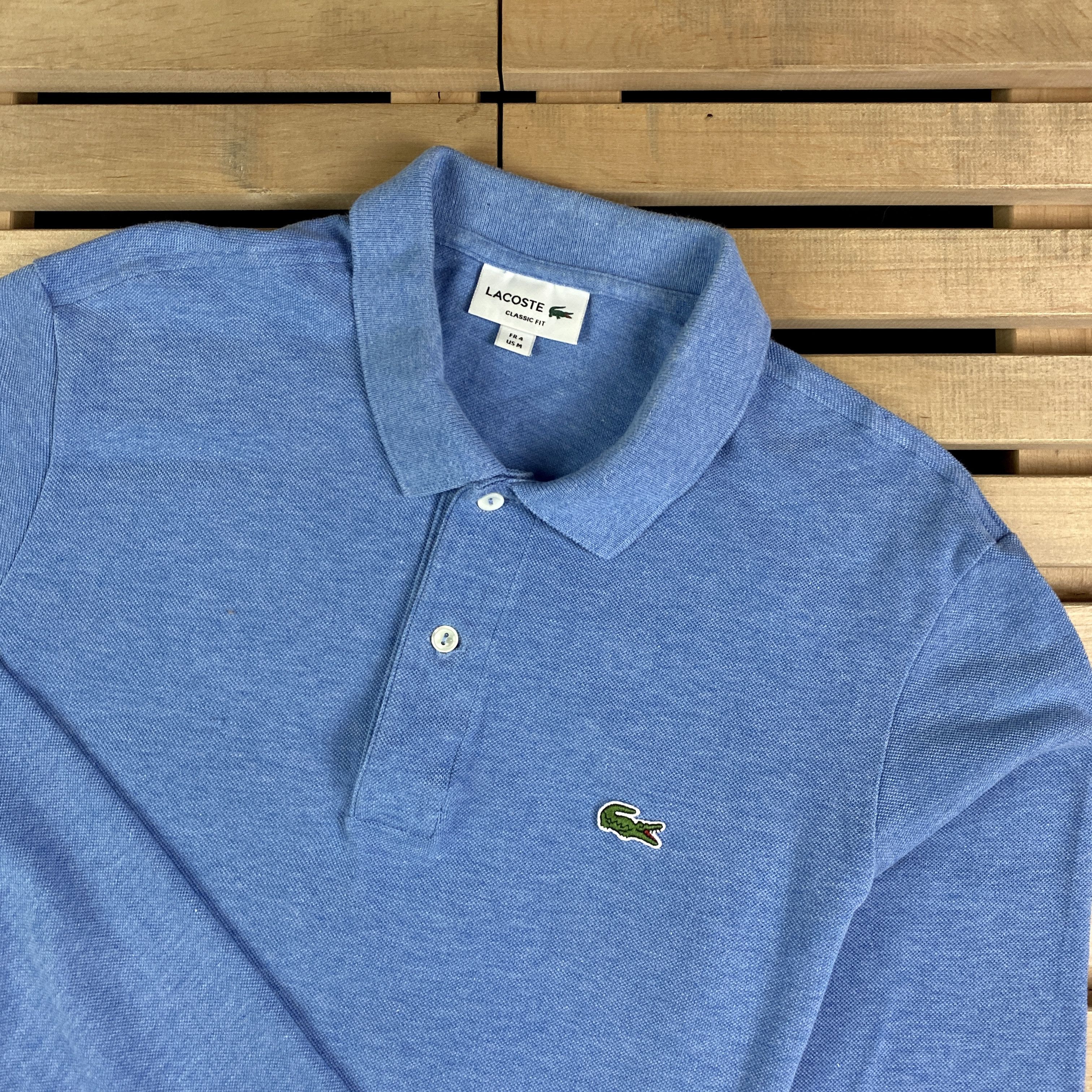 Lacoste Mens Polo Long Sleeve Sweatshirt Lacoste Size 4/M Size US M / EU 48-50 / 2 - 2 Thumbnail