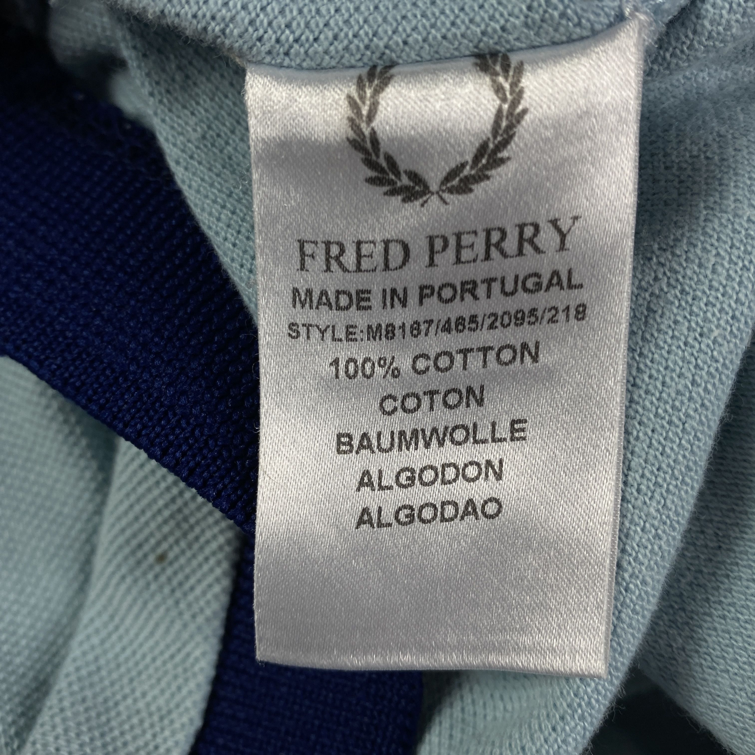 Fred Perry × Vintage Mens Zip Polo T-Shirt Fred Perry Vintage Size 101 cm Size US M / EU 48-50 / 2 - 6 Thumbnail
