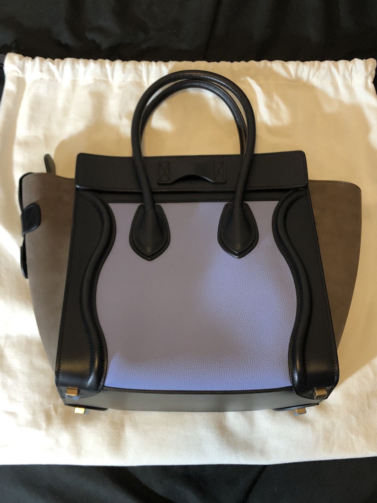 Celine Phoebe Philo Celine Luggage Multicolor Bag Leather & Suede Size ONE SIZE - 8 Thumbnail