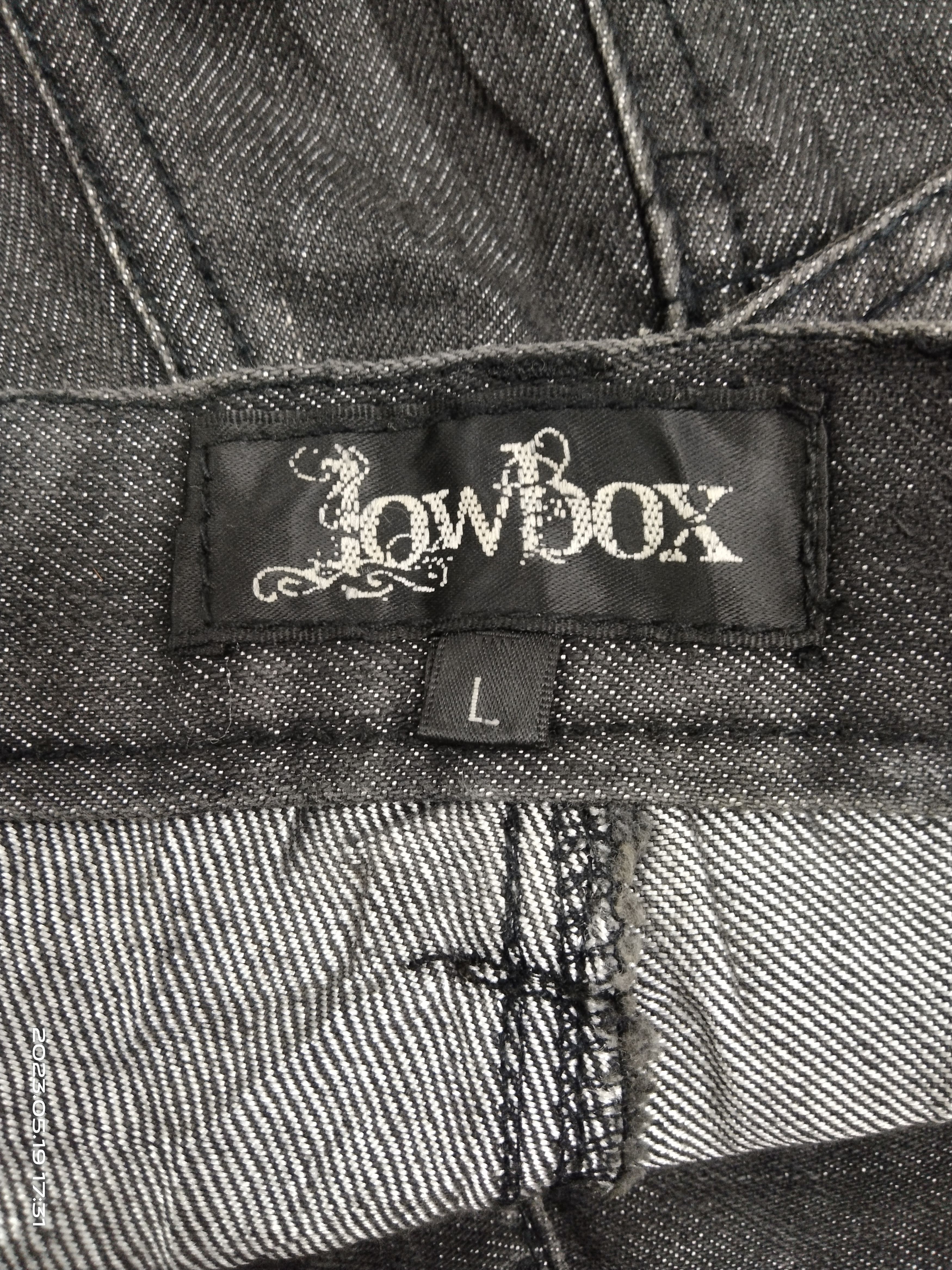 Japanese Brand FLARE RUSTY LOWBOX DENIM PANTS Size US 32 / EU 48 - 10 Thumbnail
