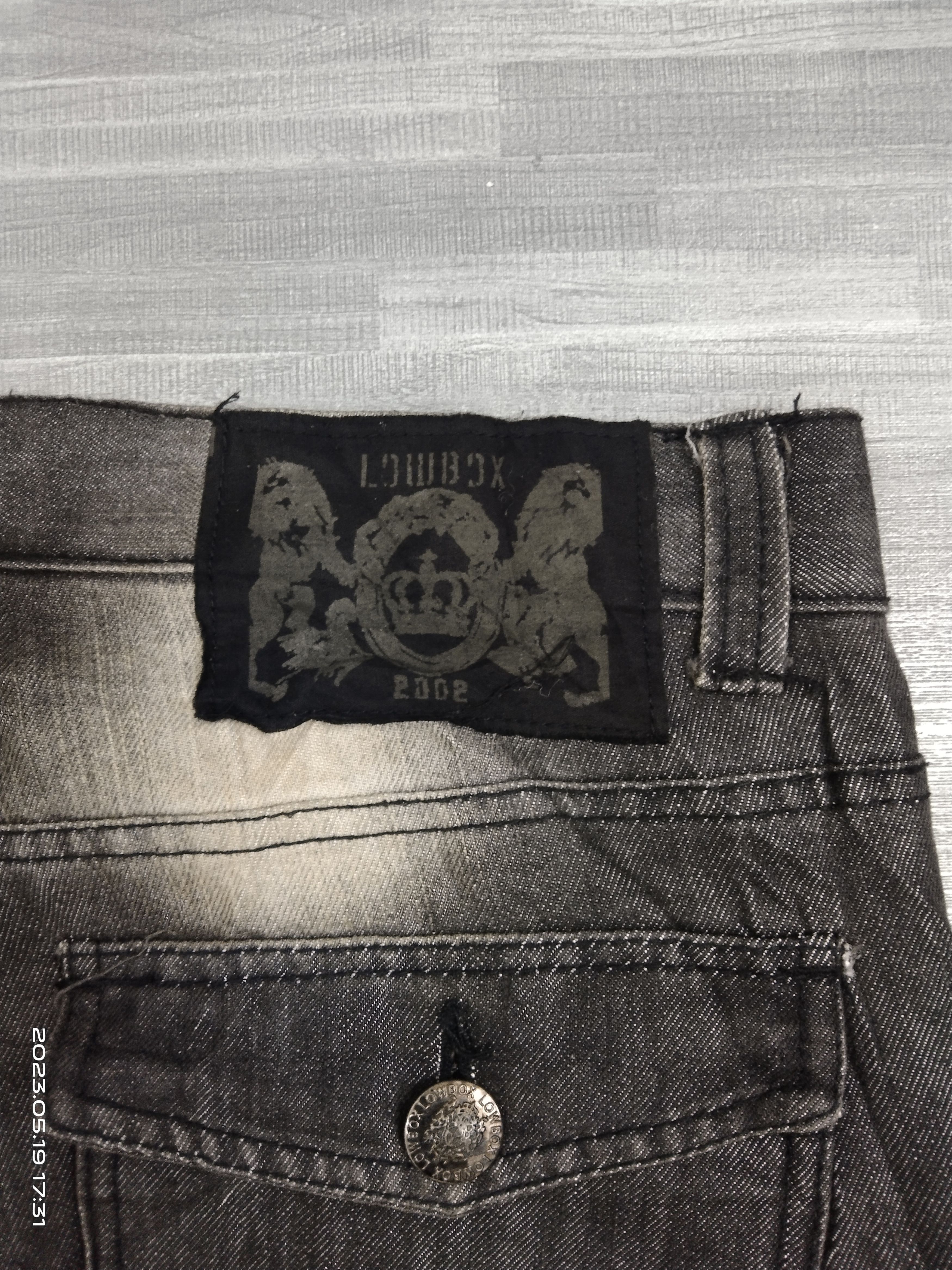Japanese Brand FLARE RUSTY LOWBOX DENIM PANTS Size US 32 / EU 48 - 11 Thumbnail