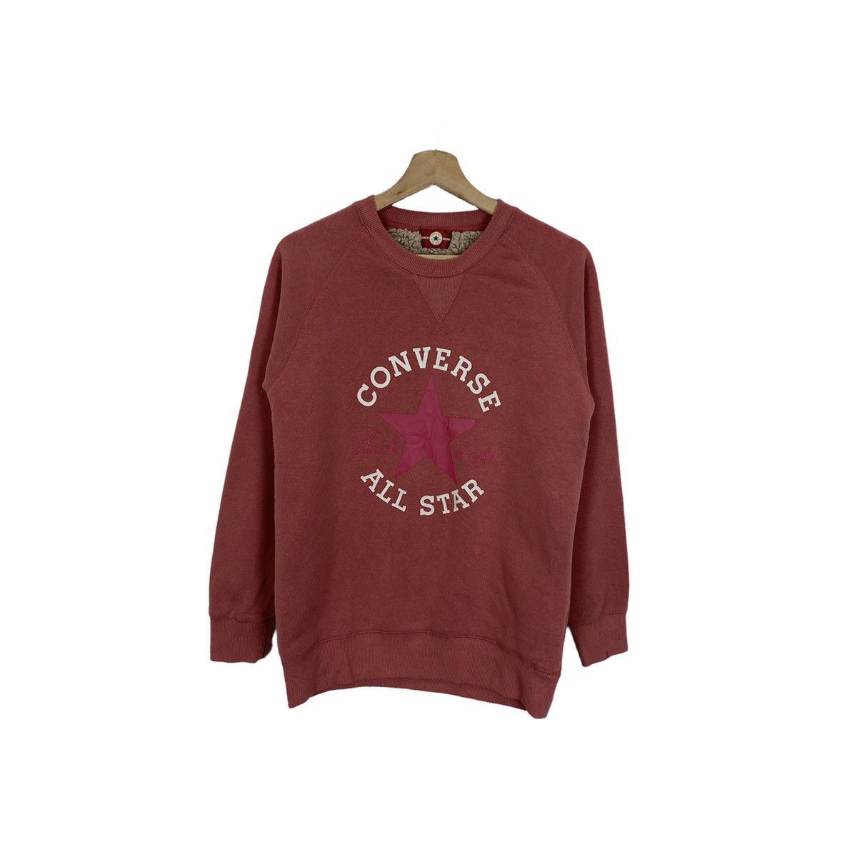 Converse Converse All Star Sherpa Inside Sweatershirt Size L / US 10 / IT 46 - 1 Thumbnail