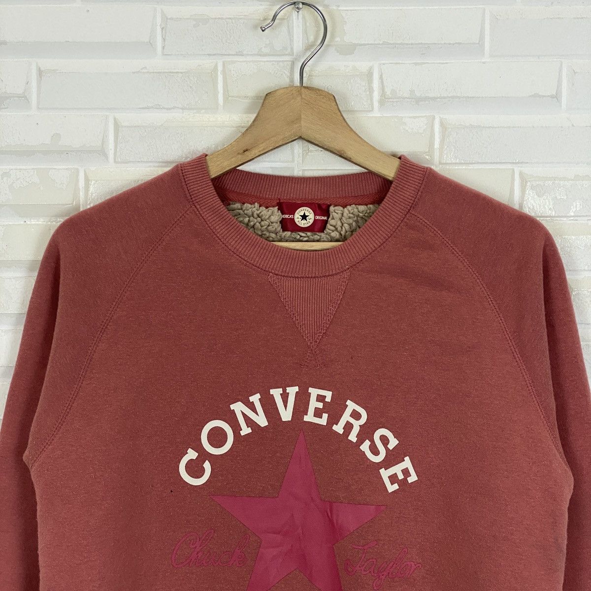 Converse Converse All Star Sherpa Inside Sweatershirt Size L / US 10 / IT 46 - 4 Thumbnail
