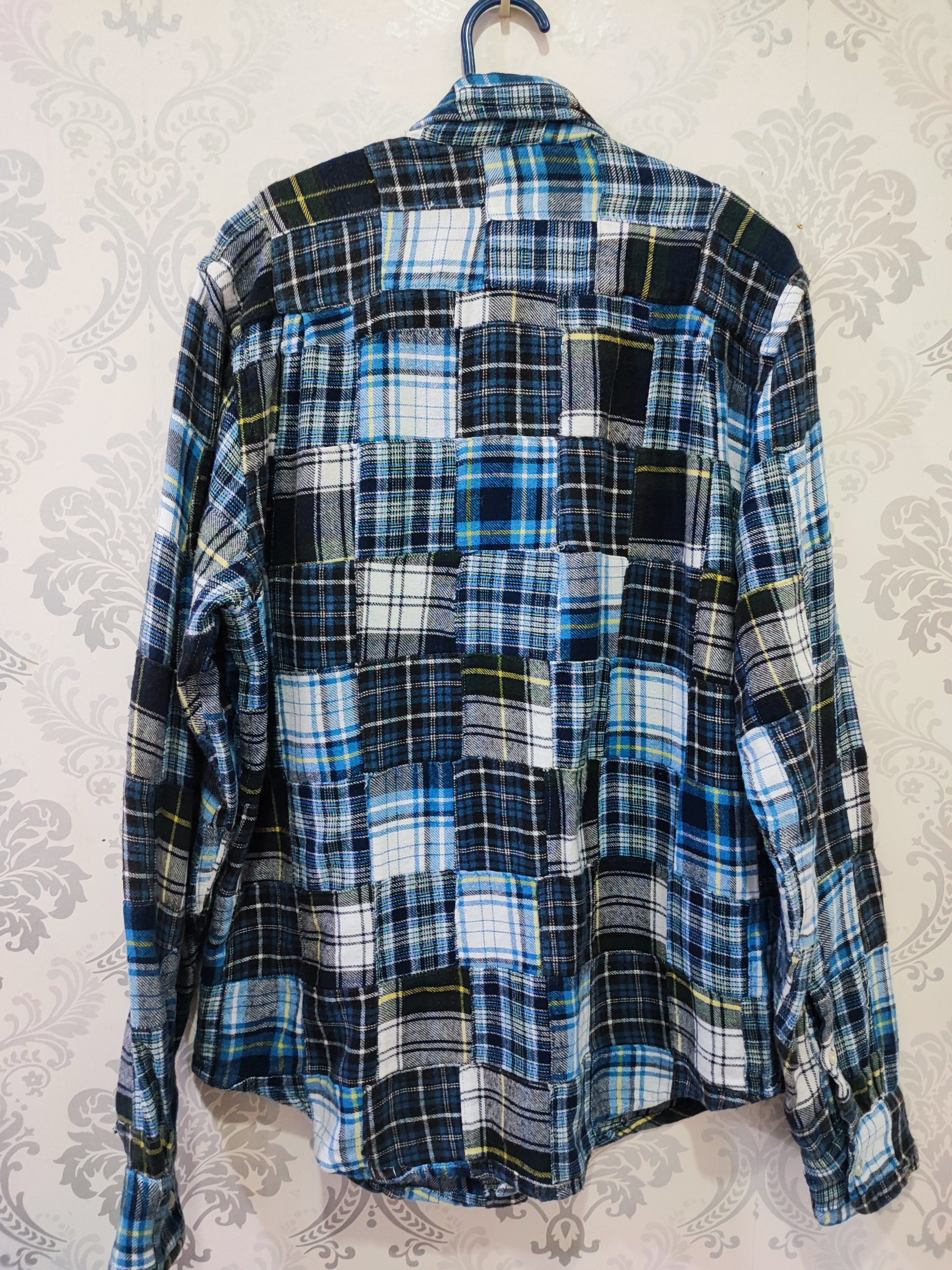 Beams Japan Vintage Beams Button up Patchwork Shirt Size US M / EU 48-50 / 2 - 2 Thumbnail