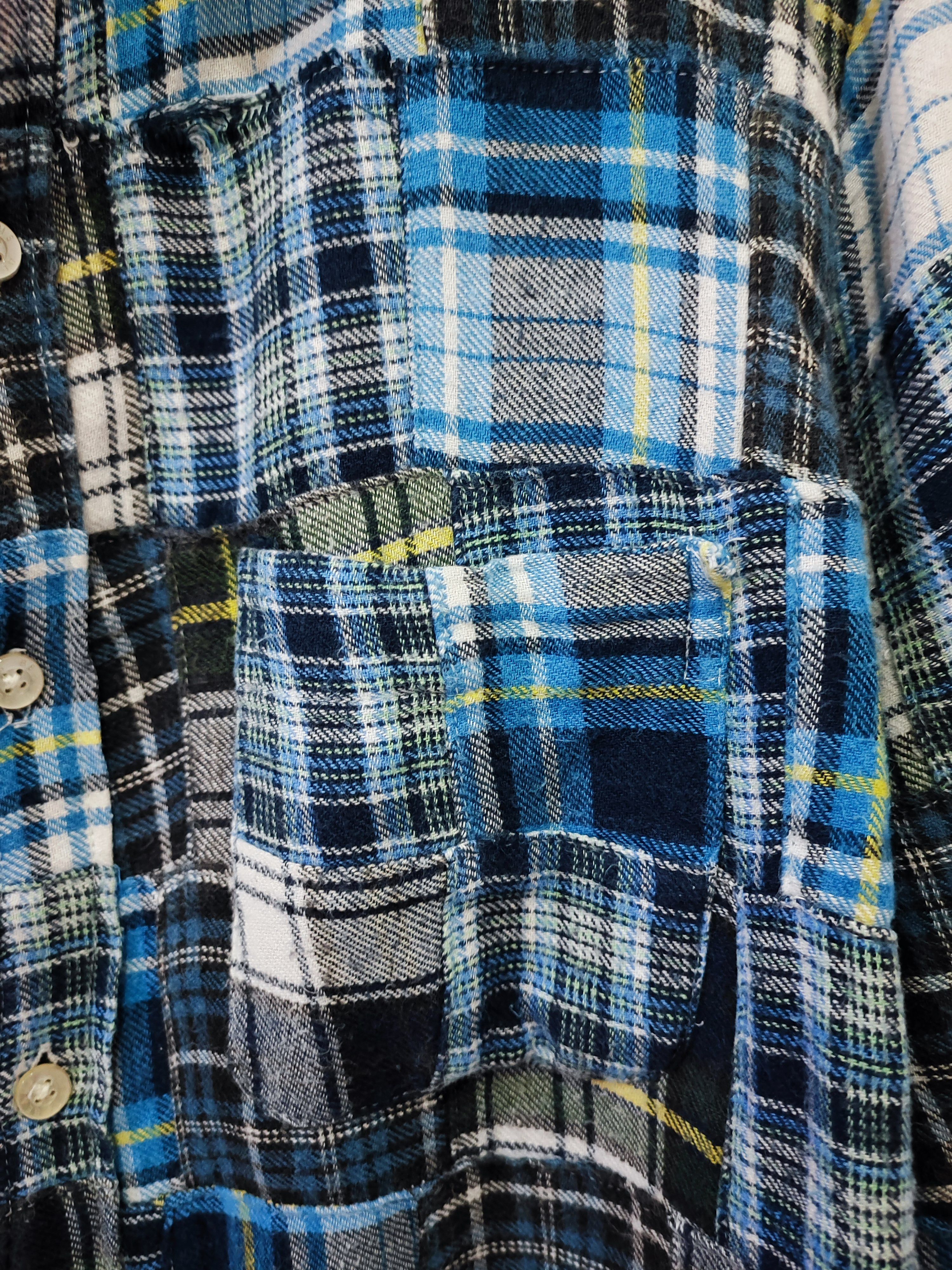 Beams Japan Vintage Beams Button up Patchwork Shirt Size US M / EU 48-50 / 2 - 5 Thumbnail