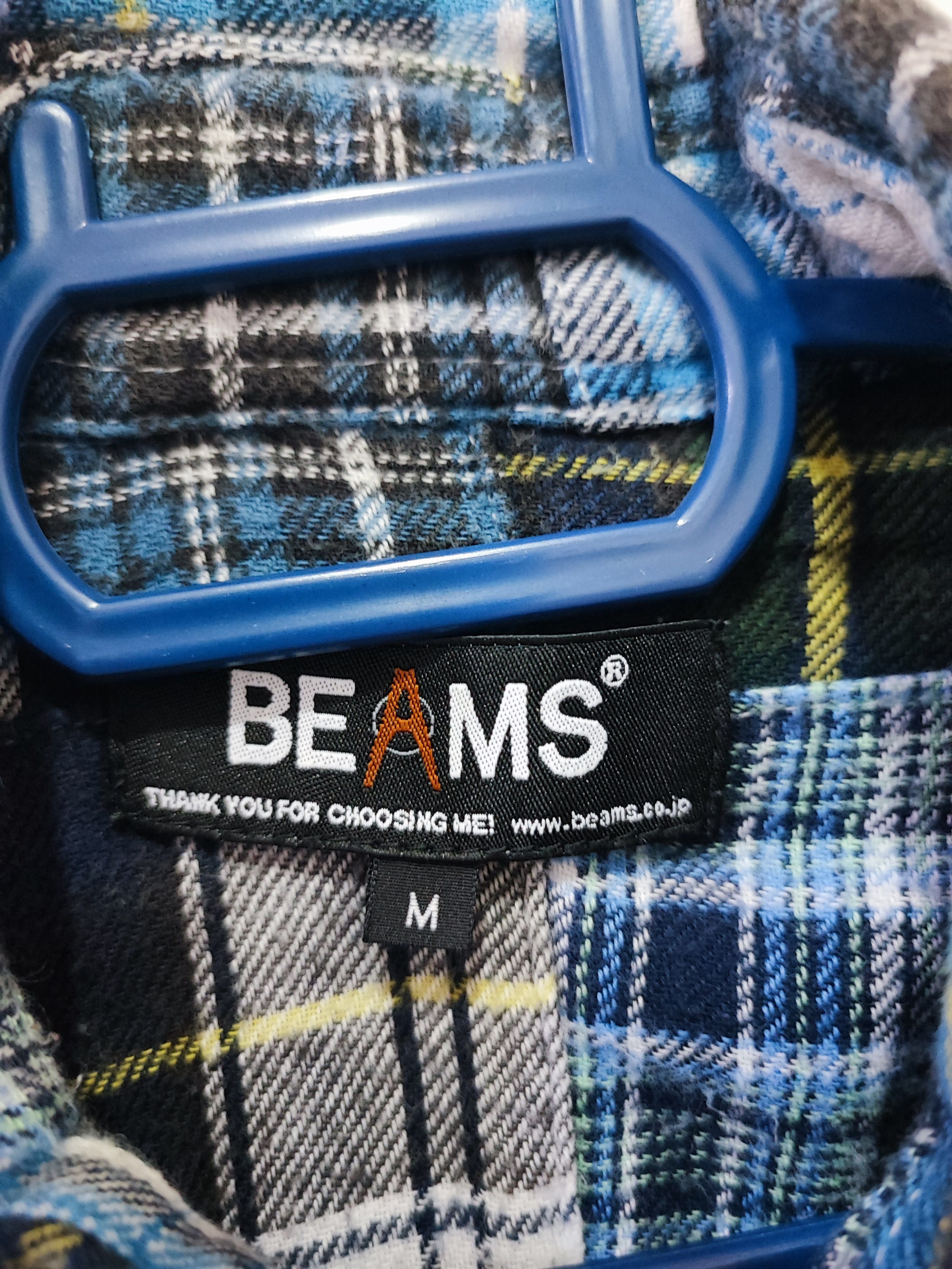 Beams Japan Vintage Beams Button up Patchwork Shirt Size US M / EU 48-50 / 2 - 7 Thumbnail