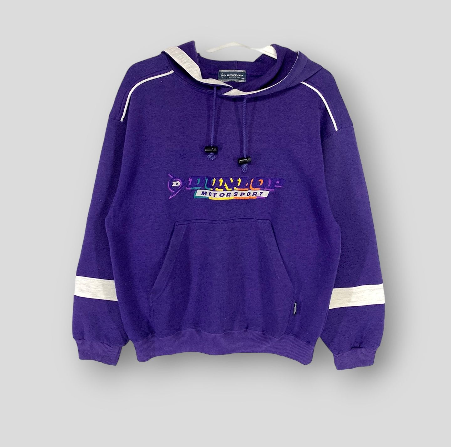 Vintage Dunlop motorsport embroidered logo sweatshirt