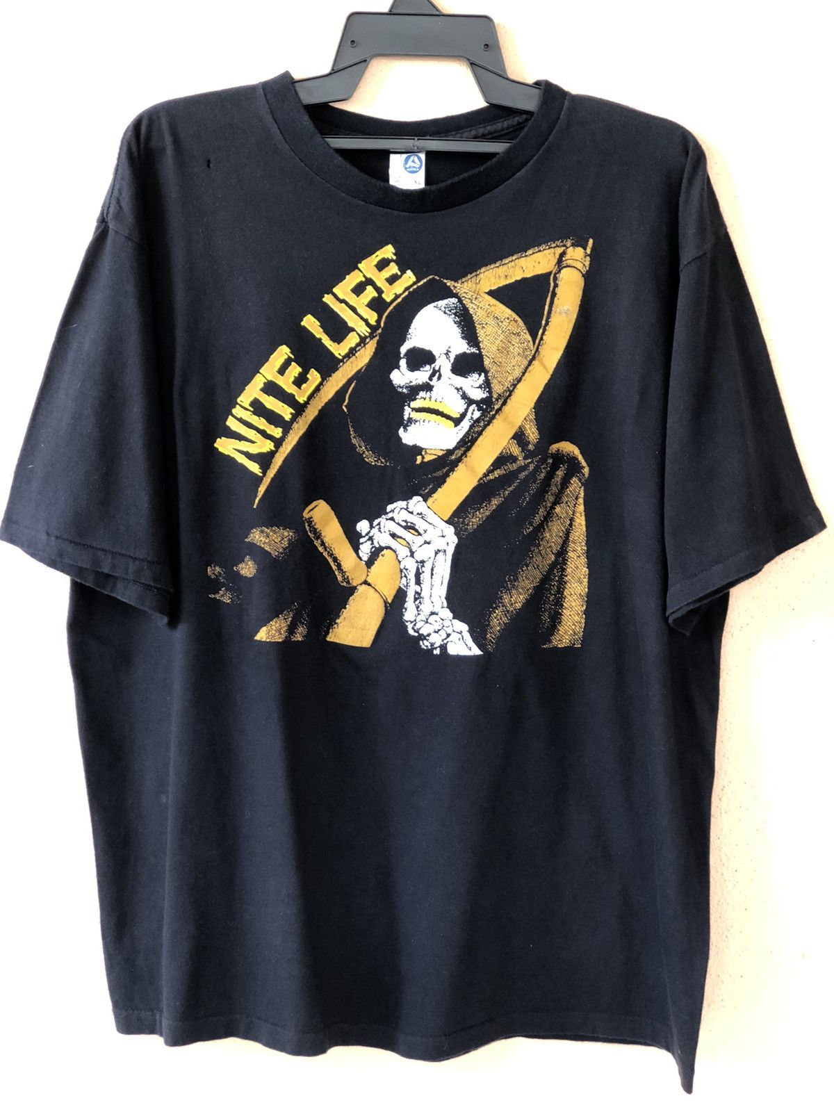 Expert Horror Vintage 80s NITE LIFE Angel Of Death Horror Tee Size US XL / EU 56 / 4 - 1 Thumbnail
