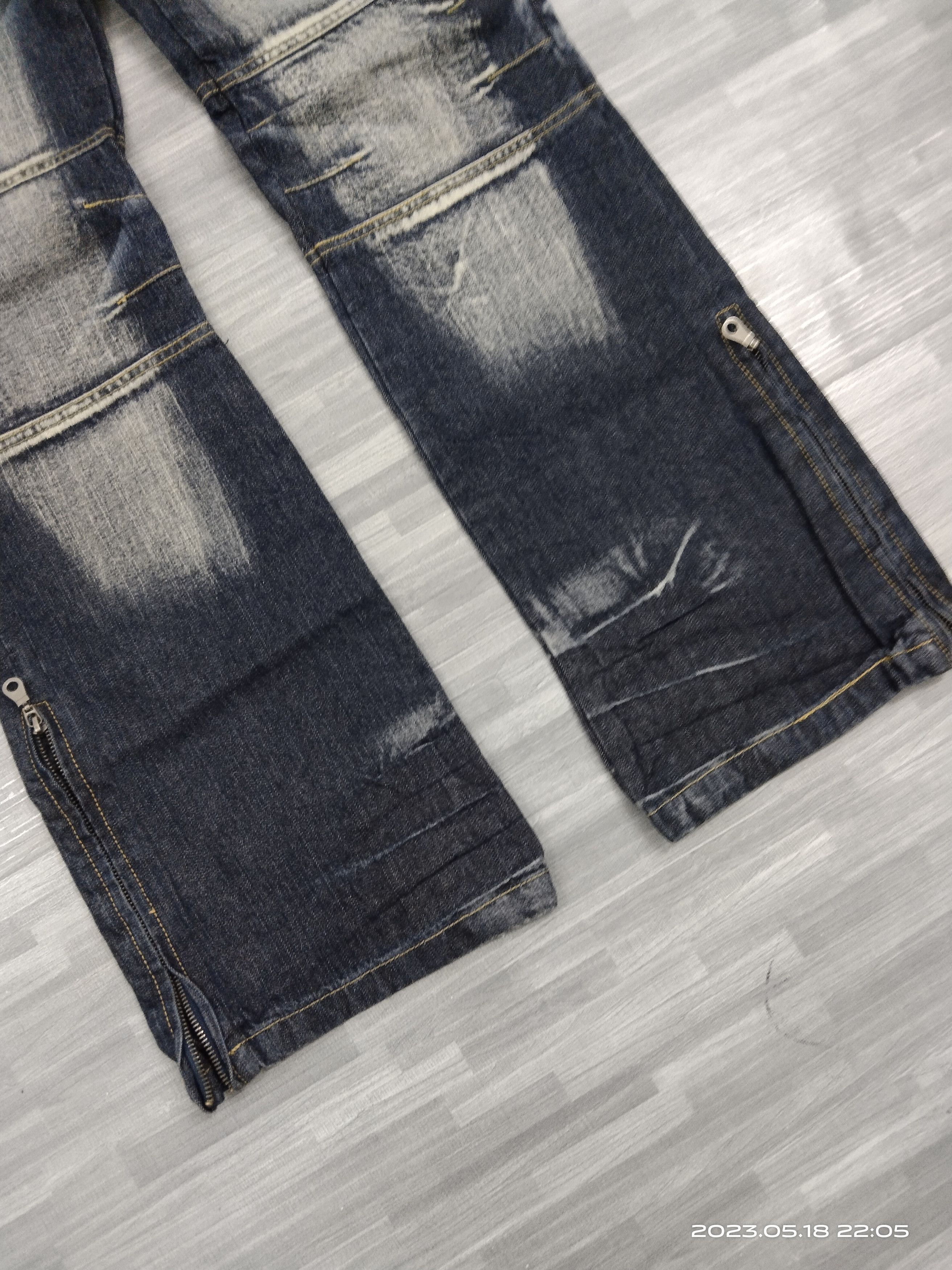 If Six Was Nine FLARE SICK WASHED TOPISM DENIM PANTS Size US 31 - 6 Thumbnail