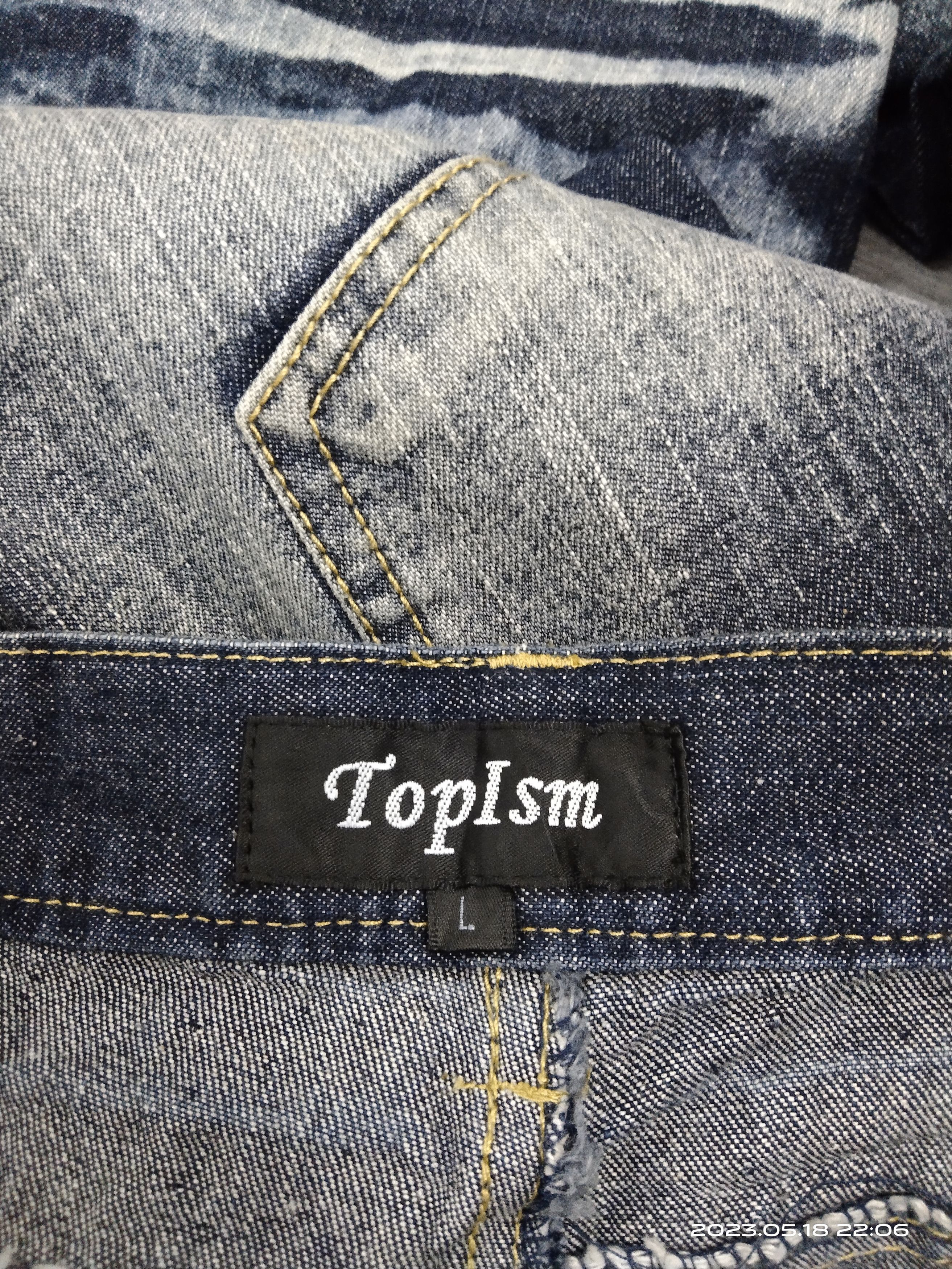 If Six Was Nine FLARE SICK WASHED TOPISM DENIM PANTS Size US 31 - 8 Thumbnail
