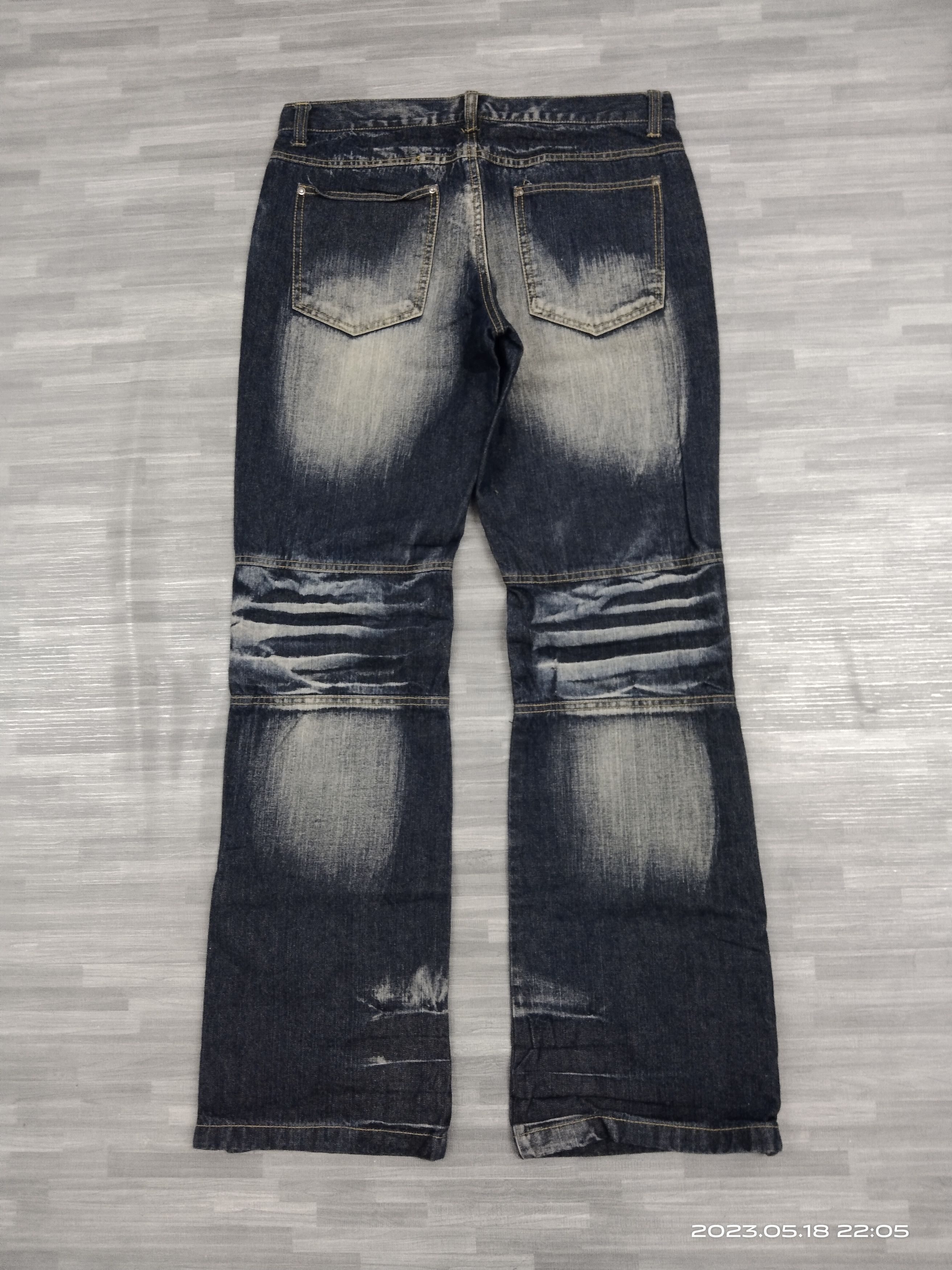 If Six Was Nine FLARE SICK WASHED TOPISM DENIM PANTS Size US 31 - 3 Thumbnail