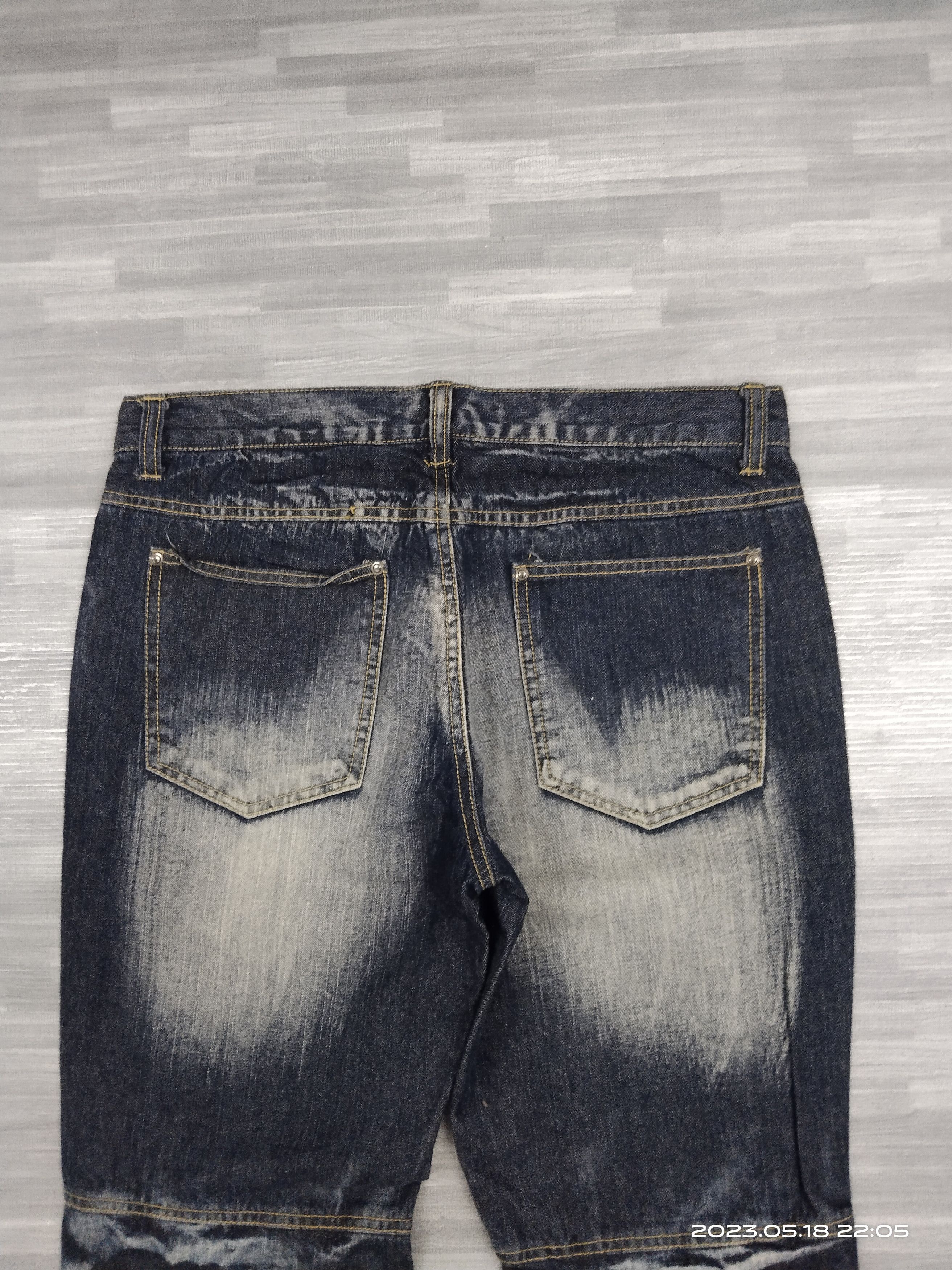 If Six Was Nine FLARE SICK WASHED TOPISM DENIM PANTS Size US 31 - 5 Thumbnail