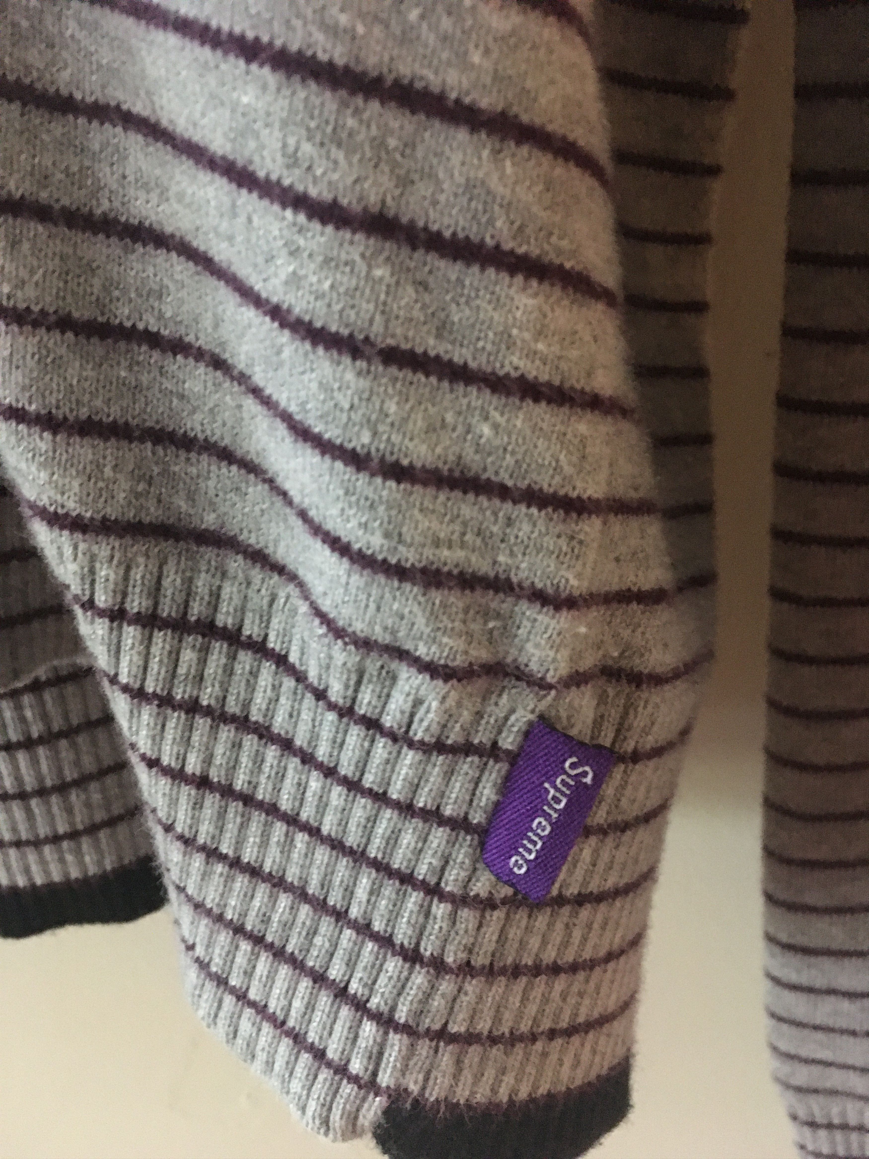 Supreme 90's Stripped Sweater Size US XL / EU 56 / 4 - 3 Thumbnail