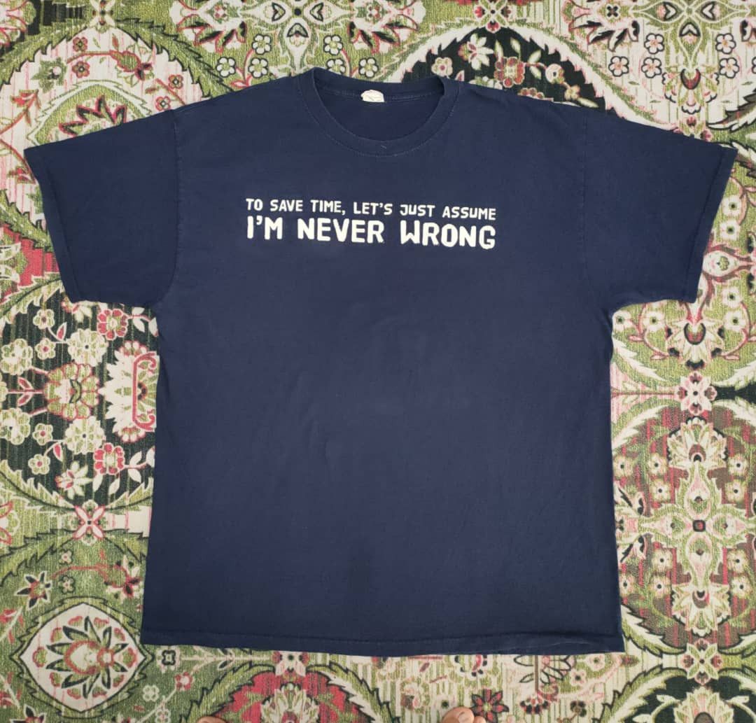 Jerzees Vintage Wording T Size US XL / EU 56 / 4 - 1 Thumbnail