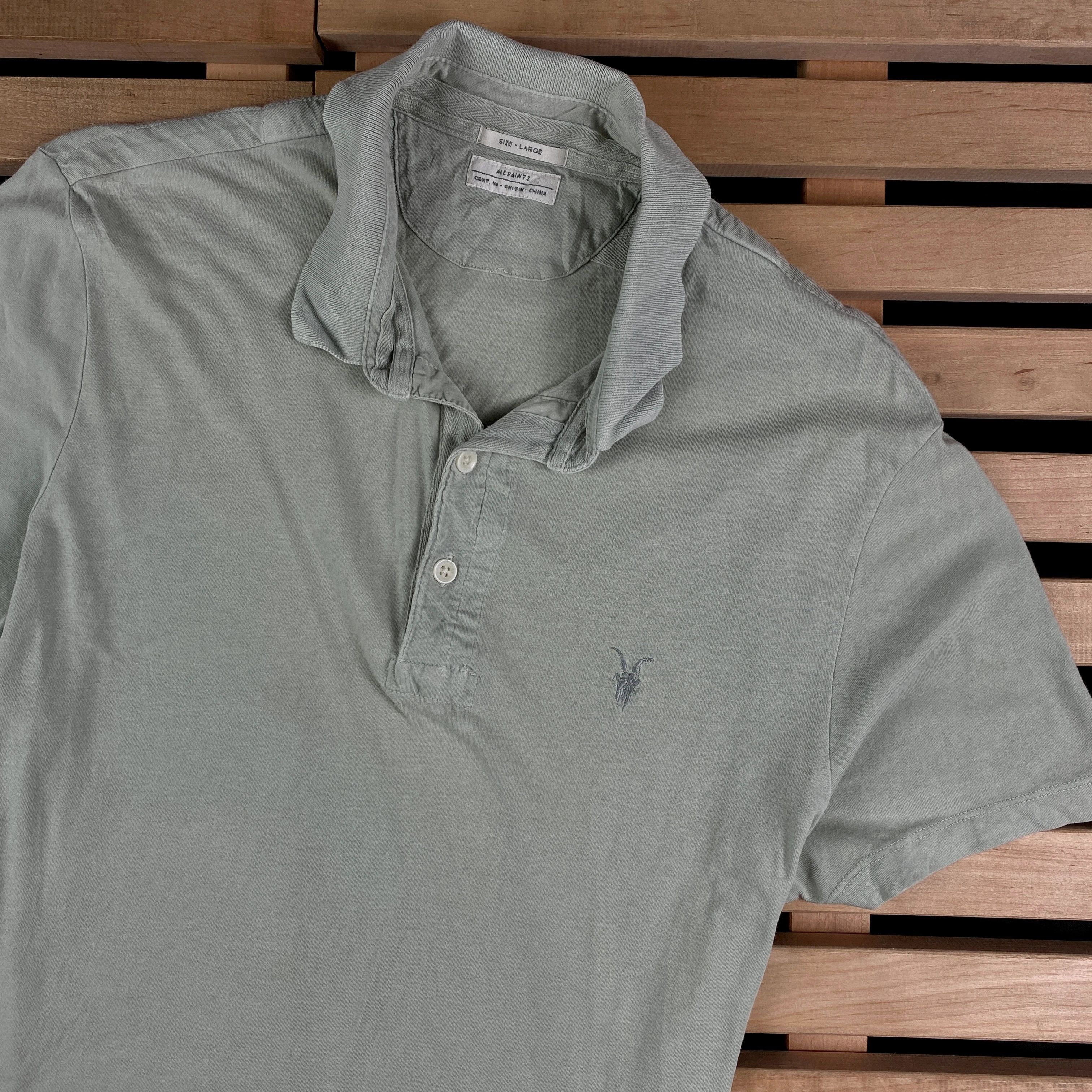 Allsaints Mens Polo T Shirt Allsaints Size L Size US L / EU 52-54 / 3 - 2 Thumbnail