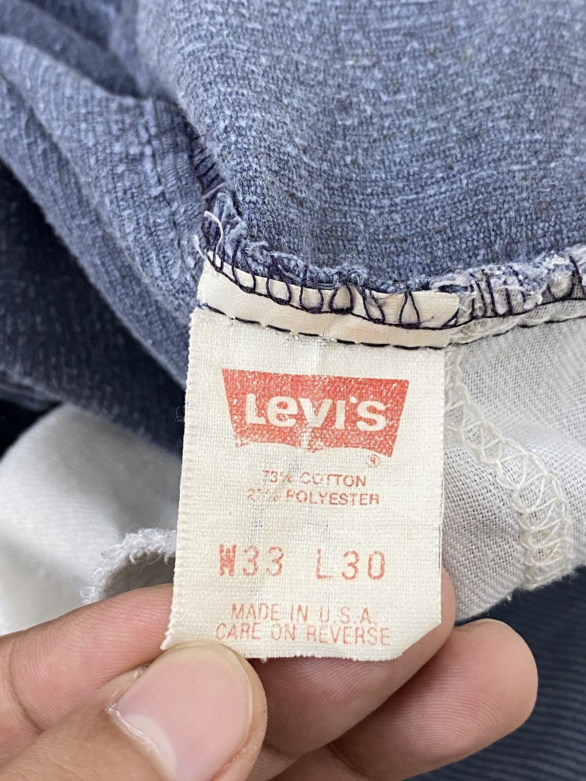 Levi's Levis Corduroy Denim Jeans Size US 33 - 12 Thumbnail