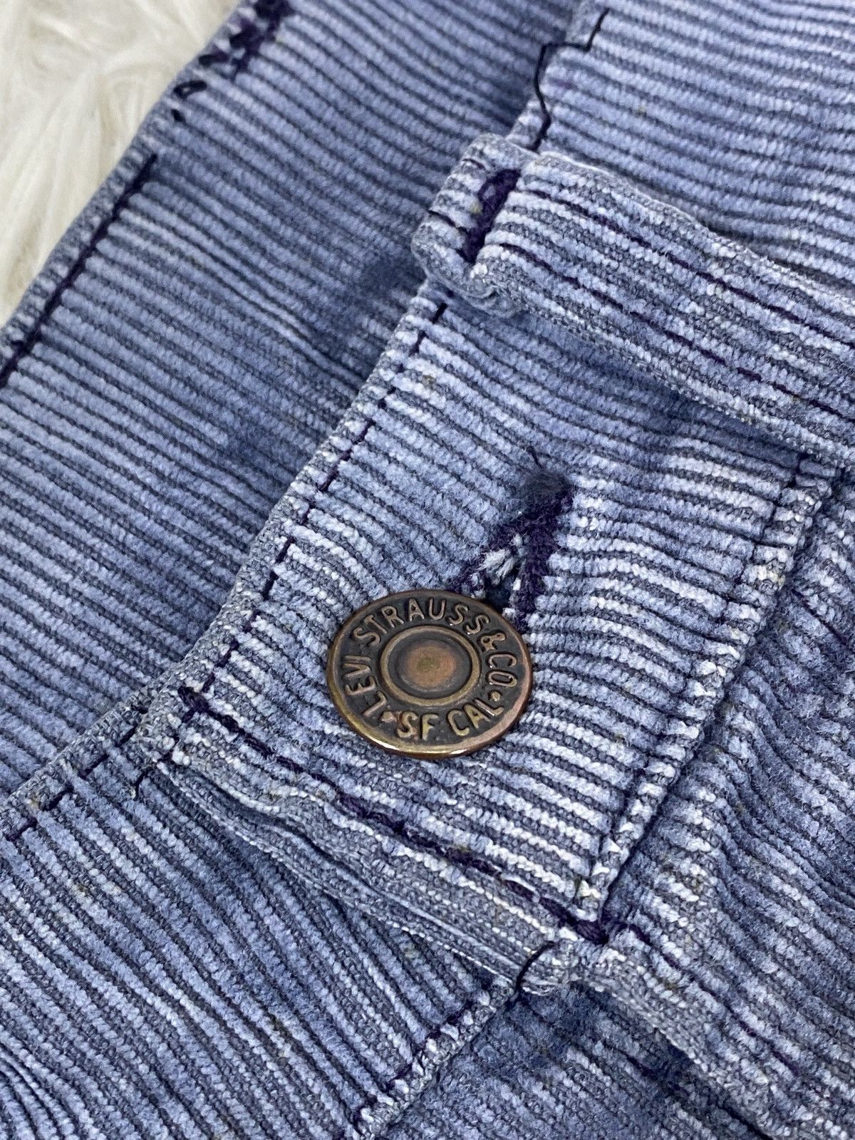 Levi's Levis Corduroy Denim Jeans Size US 33 - 6 Thumbnail