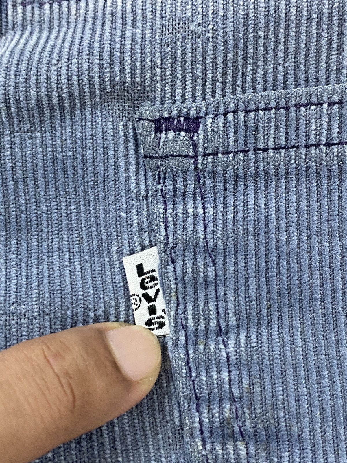 Levi's Levis Corduroy Denim Jeans Size US 33 - 11 Thumbnail