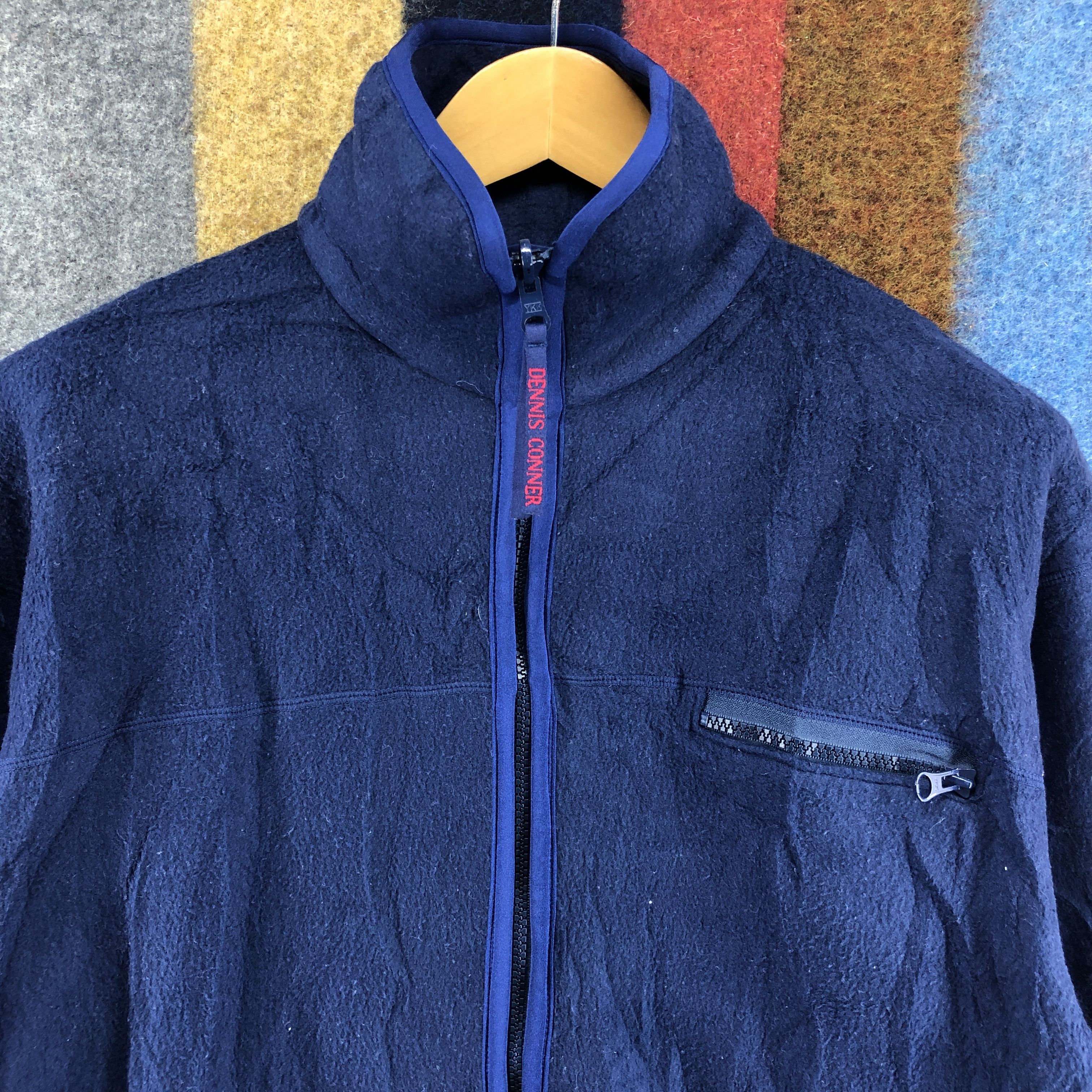 Japanese Brand DENNIS CONNER CIRCA 1988 Dyersburg Zipper Fleece #049/C Size US S / EU 44-46 / 1 - 2 Thumbnail