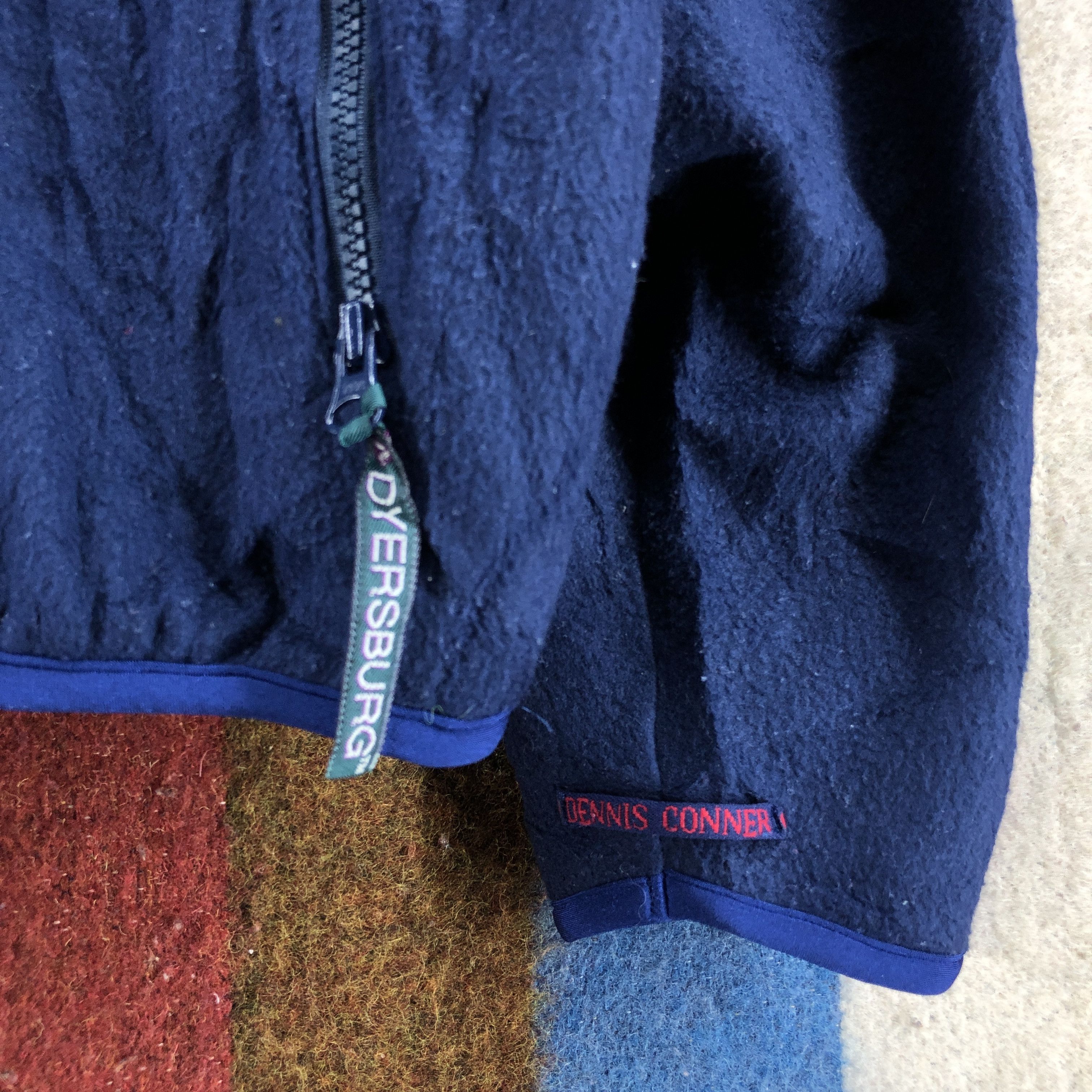 Japanese Brand DENNIS CONNER CIRCA 1988 Dyersburg Zipper Fleece #049/C Size US S / EU 44-46 / 1 - 3 Thumbnail