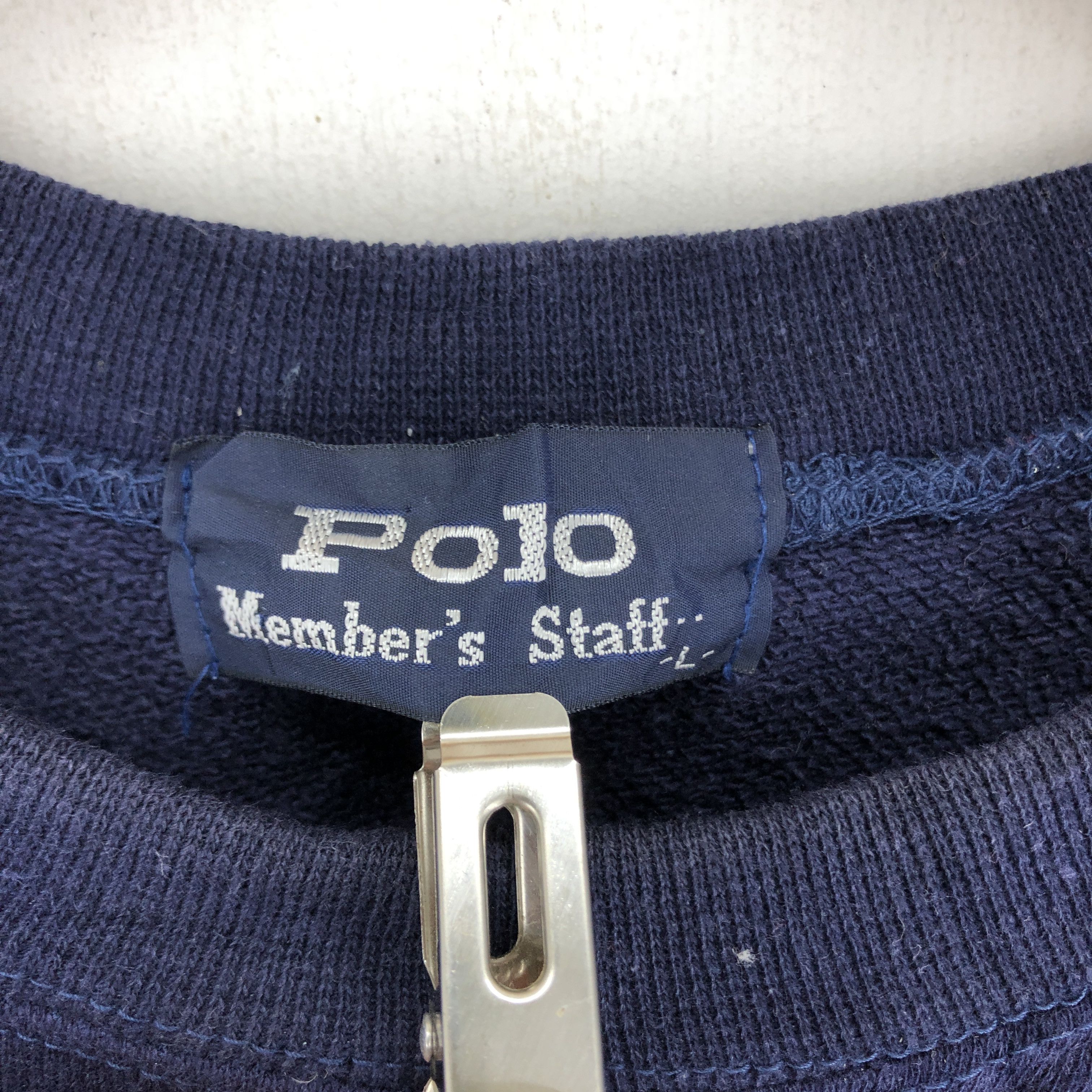 Other POLO Member Staff Crew Neck Sweatshirt #1806-67 Size US M / EU 48-50 / 2 - 3 Thumbnail