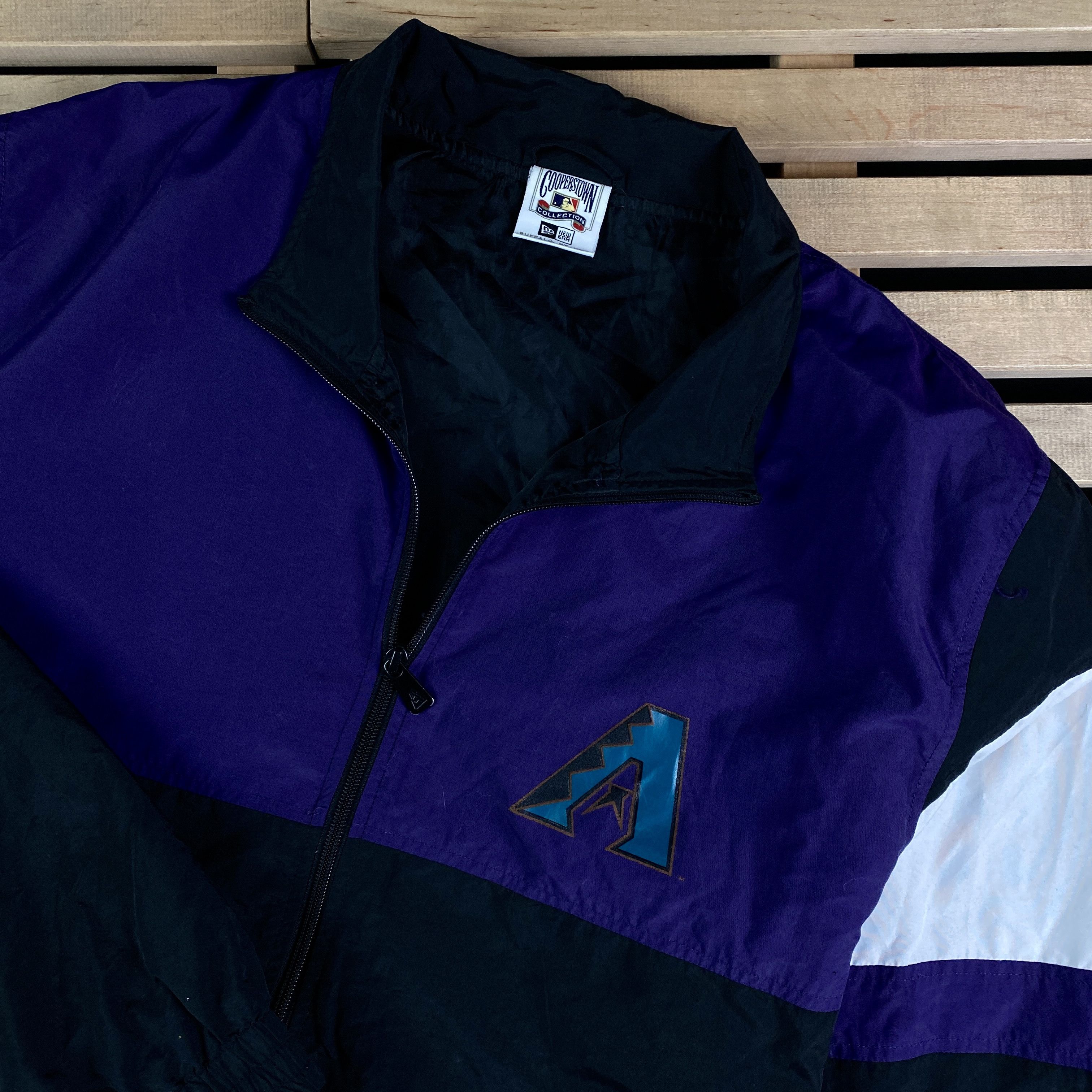 New Era × Vintage Mens Bomber Jacket Diamond Backs Vintage Size XXL 3XL Size US XXL / EU 58 / 5 - 2 Thumbnail