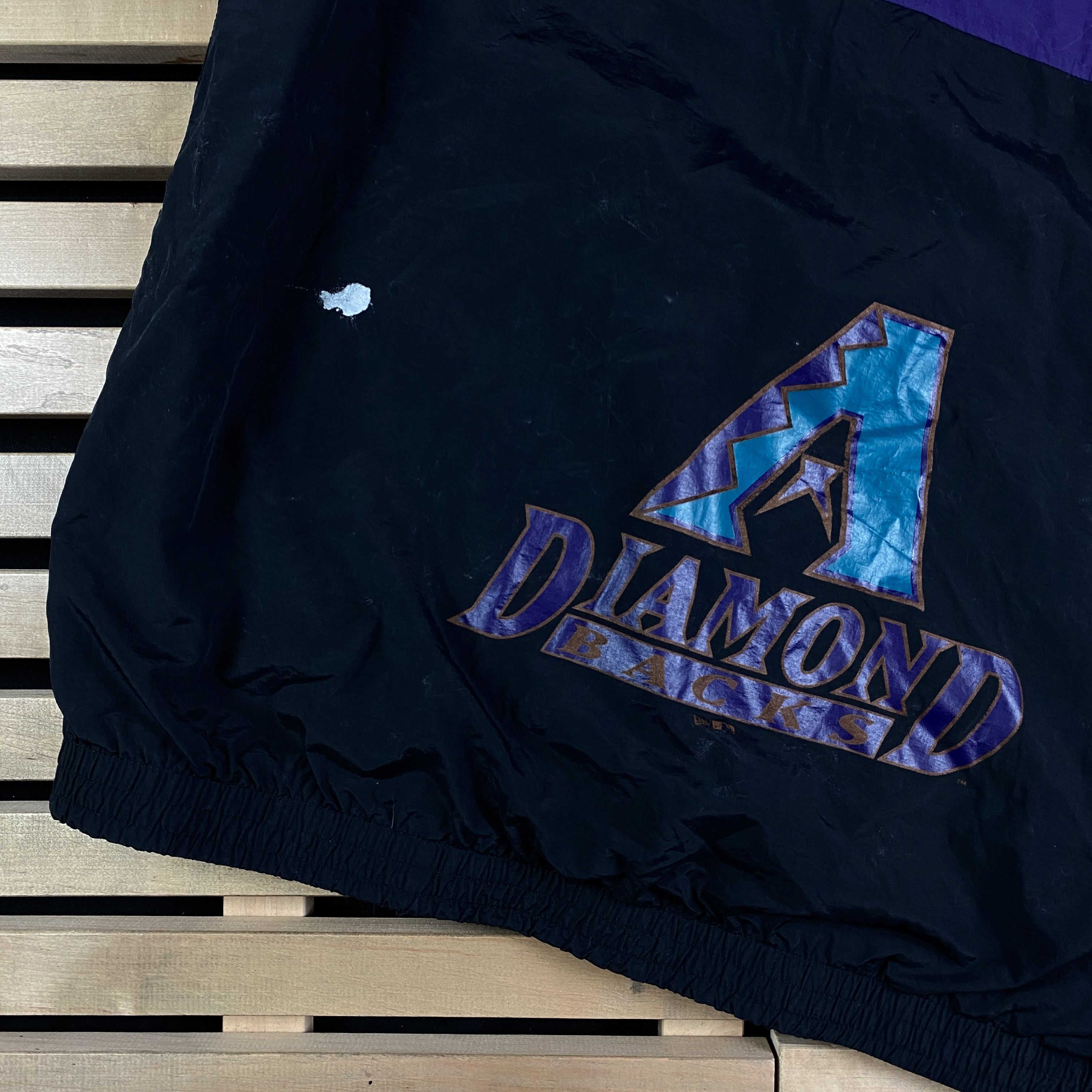New Era × Vintage Mens Bomber Jacket Diamond Backs Vintage Size XXL 3XL Size US XXL / EU 58 / 5 - 10 Thumbnail