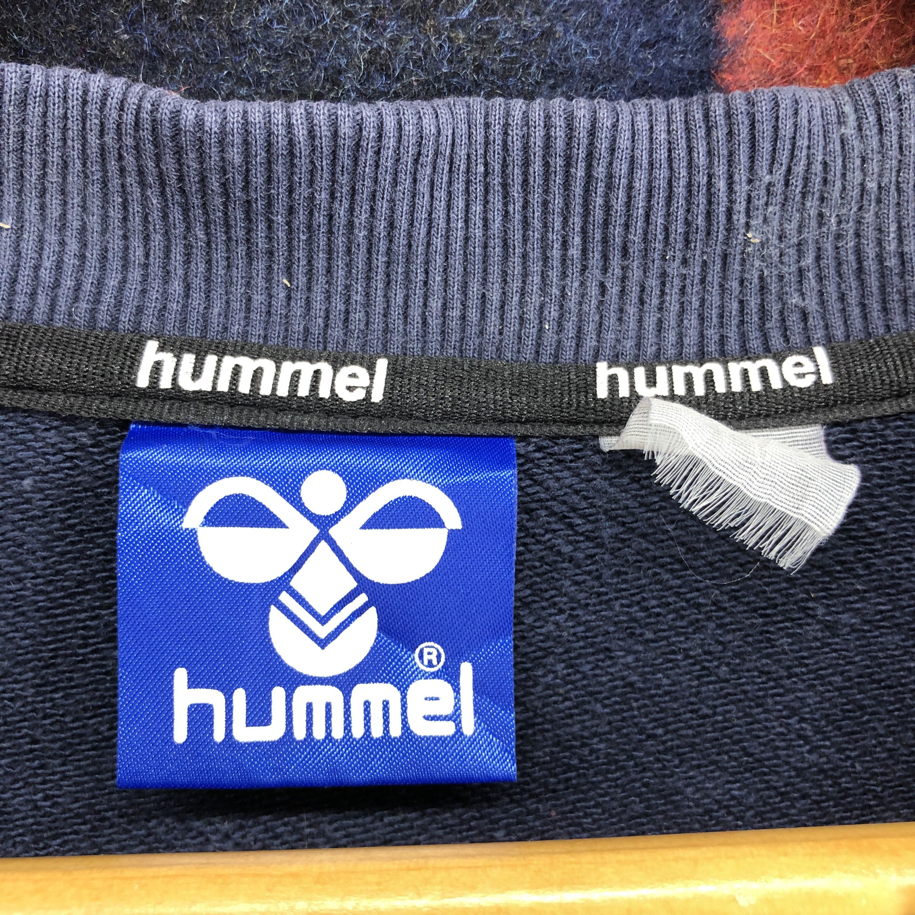 Hummel HUMMEL Crew Neck Sweatshirt Side Tape #0192/B Size US L / EU 52-54 / 3 - 5 Thumbnail