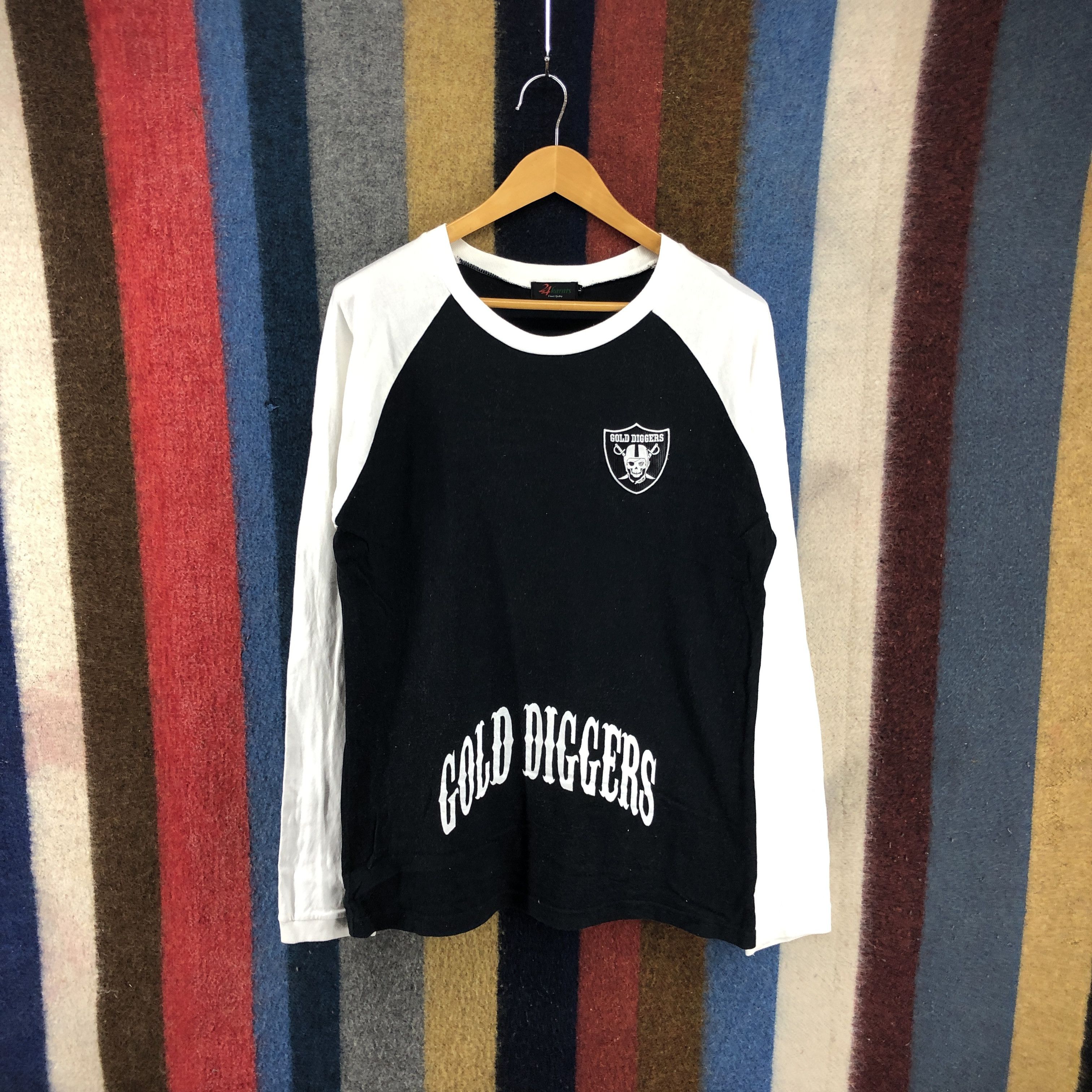 Japanese Brand GOLD DIGGERS by 24 Karat Long Sleeve T Shirt #0236/K Size US L / EU 52-54 / 3 - 1 Thumbnail