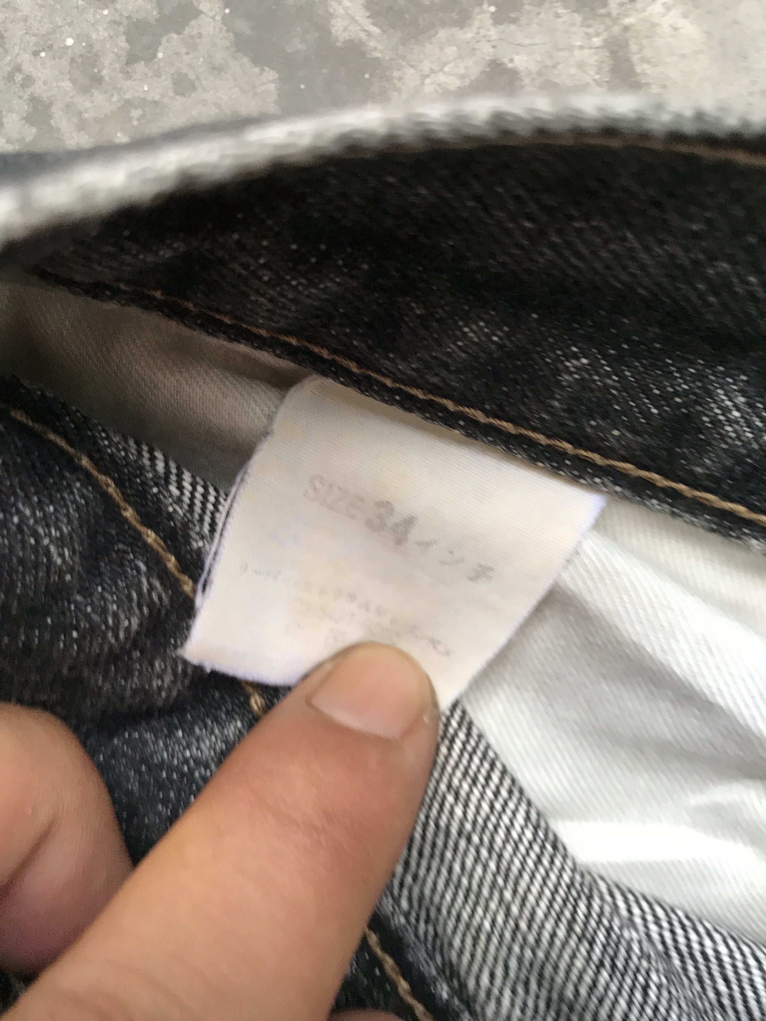 Levi's VLEV64 - Levis 533 Black Jeans Size US 33 - 15 Thumbnail