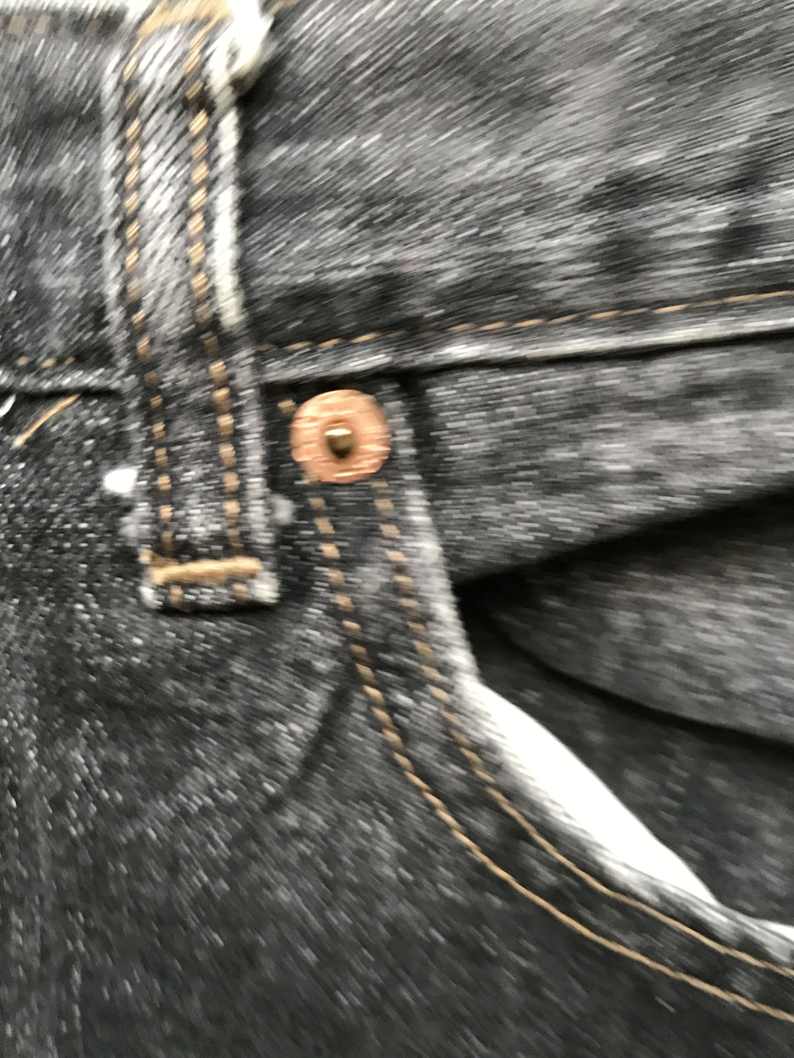 Levi's VLEV64 - Levis 533 Black Jeans Size US 33 - 6 Thumbnail