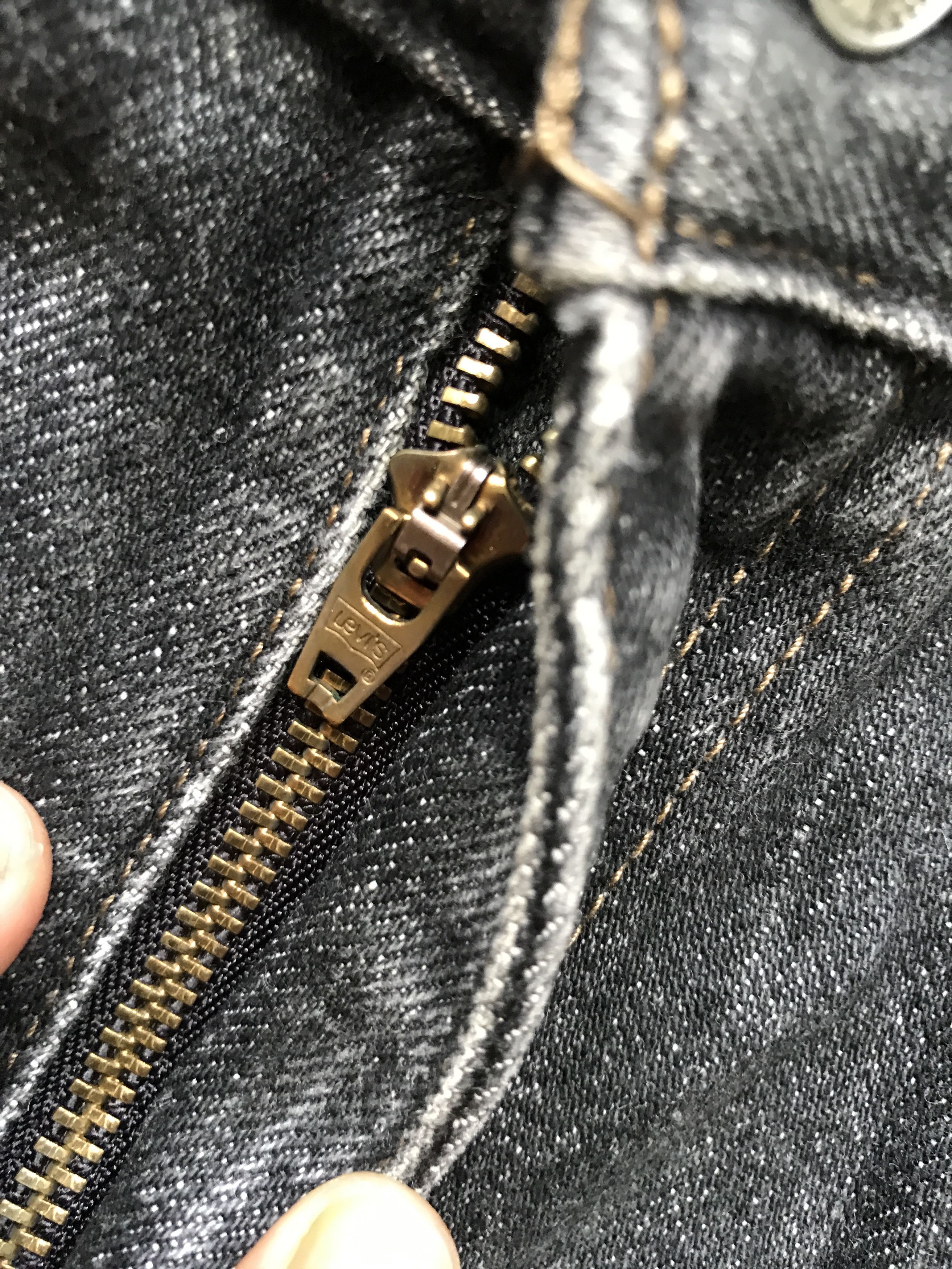 Levi's VLEV64 - Levis 533 Black Jeans Size US 33 - 7 Thumbnail