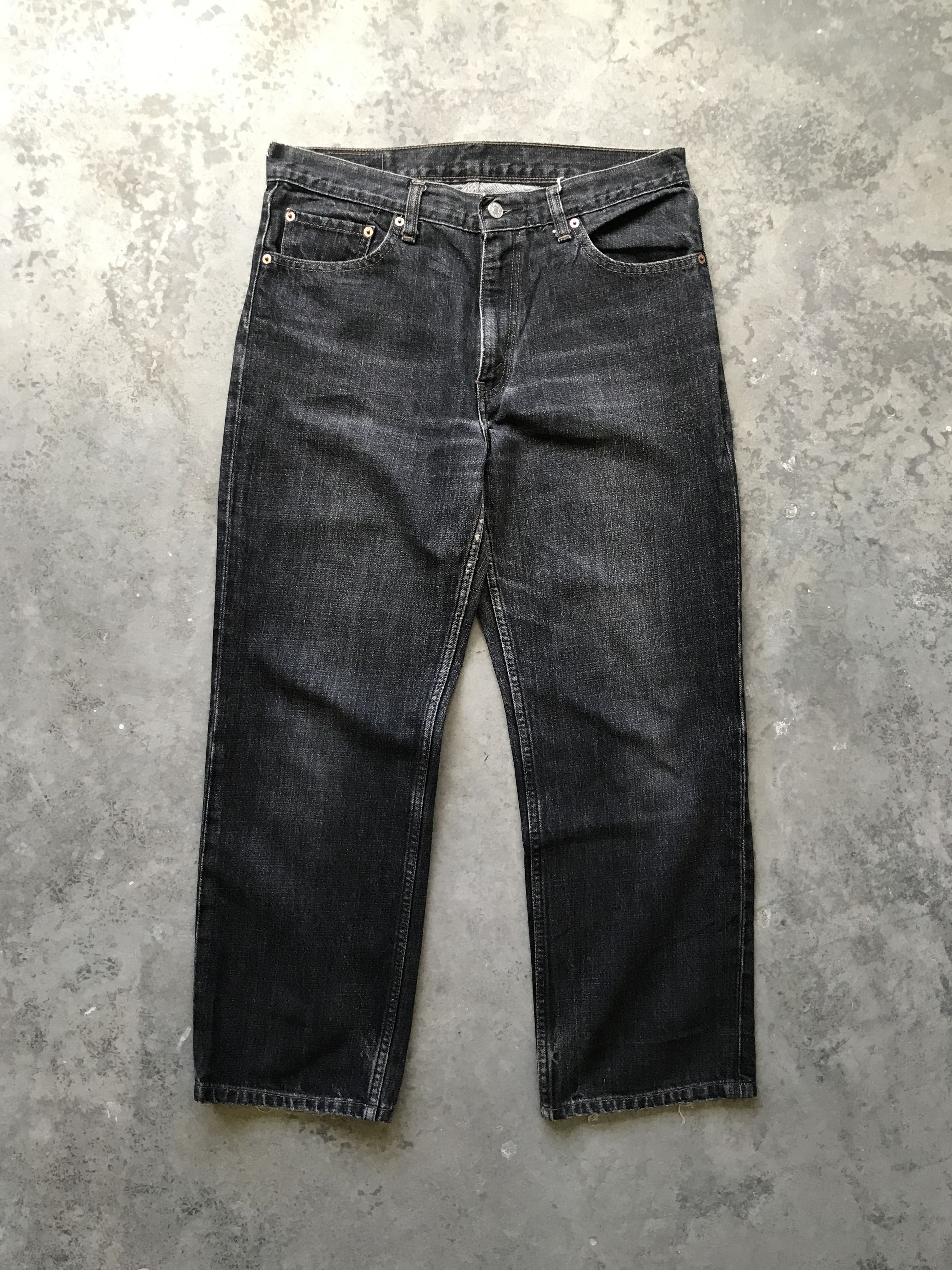 Levi's VLEV64 - Levis 533 Black Jeans Size US 33 - 1 Thumbnail