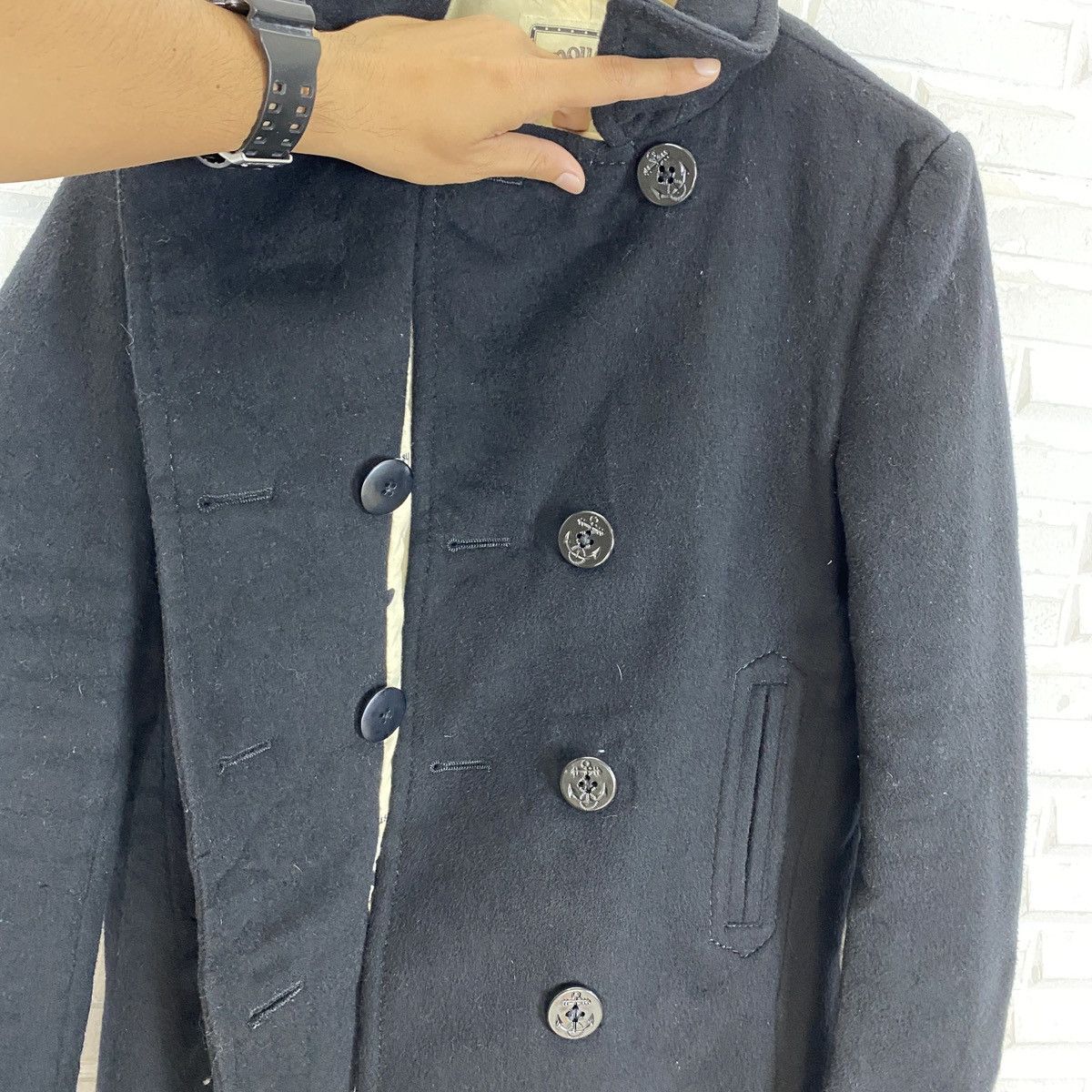 MOUSSY 🔥LAST PRICE🔥 Moussy Double Breasted Wool Pea Coat Size XS / US 0-2 / IT 36-38 - 16 Thumbnail