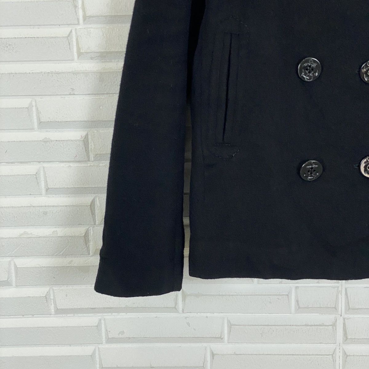 MOUSSY 🔥LAST PRICE🔥 Moussy Double Breasted Wool Pea Coat Size XS / US 0-2 / IT 36-38 - 3 Thumbnail
