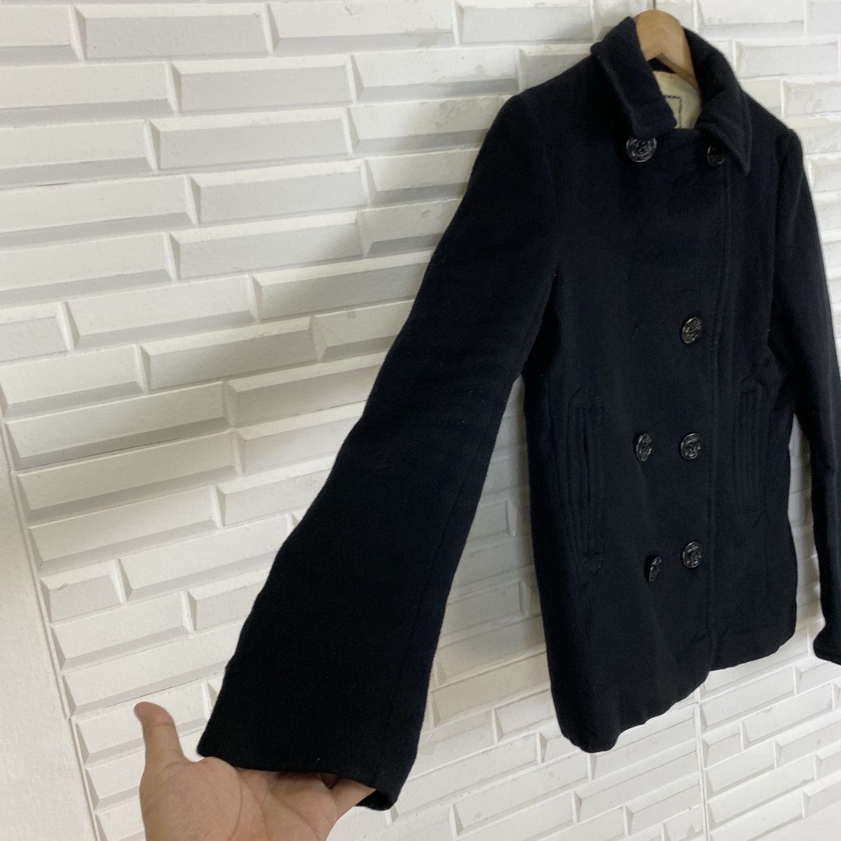 MOUSSY 🔥LAST PRICE🔥 Moussy Double Breasted Wool Pea Coat Size XS / US 0-2 / IT 36-38 - 8 Thumbnail