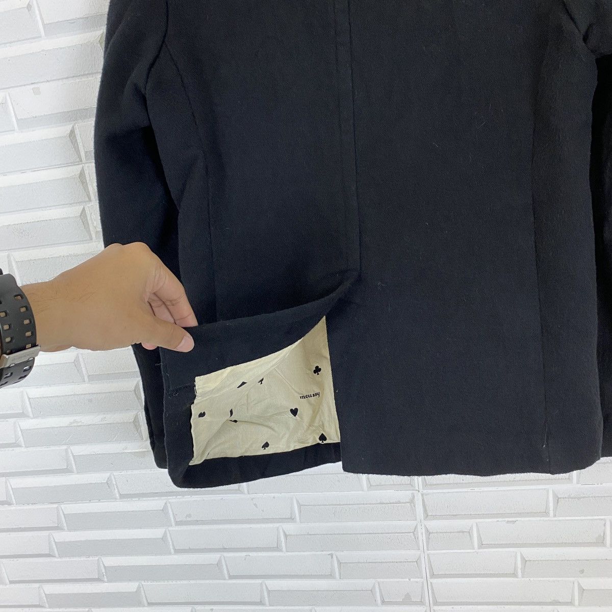 MOUSSY 🔥LAST PRICE🔥 Moussy Double Breasted Wool Pea Coat Size XS / US 0-2 / IT 36-38 - 15 Thumbnail