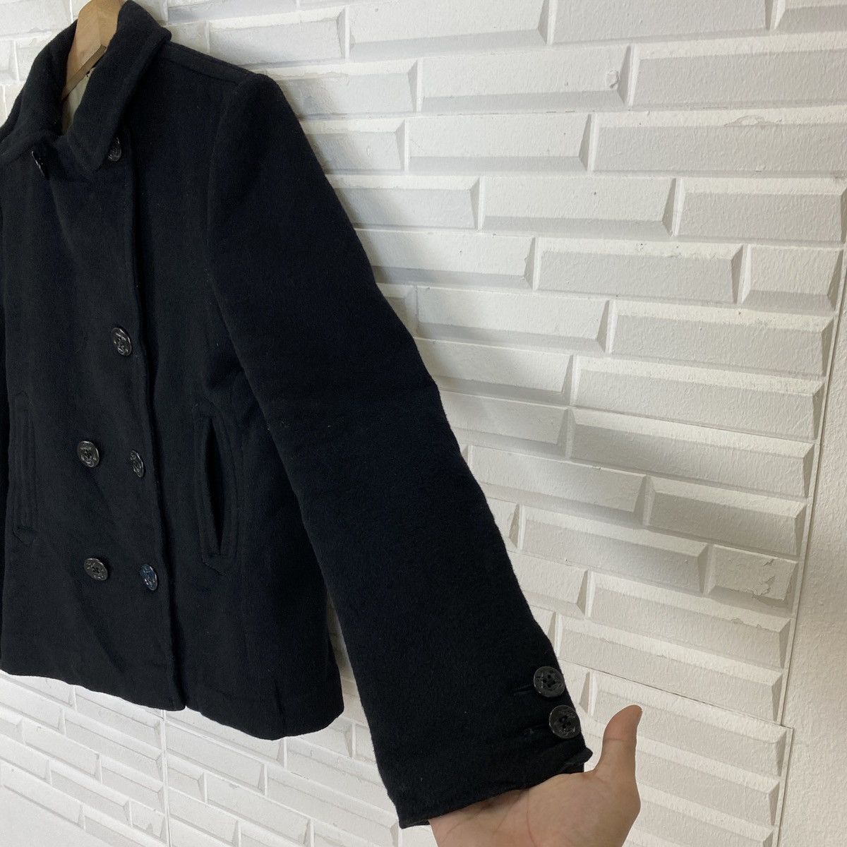 MOUSSY 🔥LAST PRICE🔥 Moussy Double Breasted Wool Pea Coat Size XS / US 0-2 / IT 36-38 - 12 Thumbnail