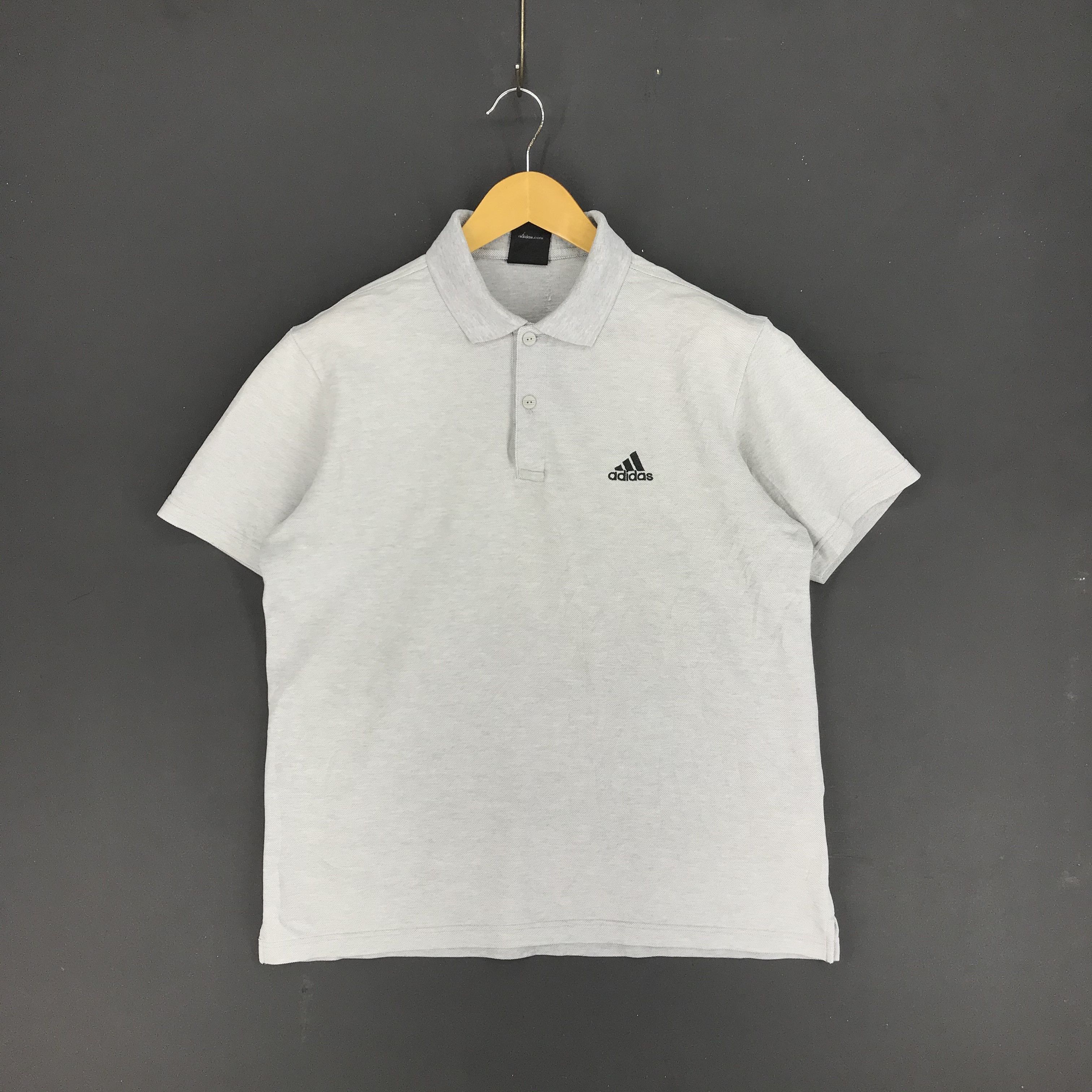 Adidas ADIDAS THREE STRIPE Polo T Shirt #2371-82 Size US M / EU 48-50 / 2 - 1 Thumbnail