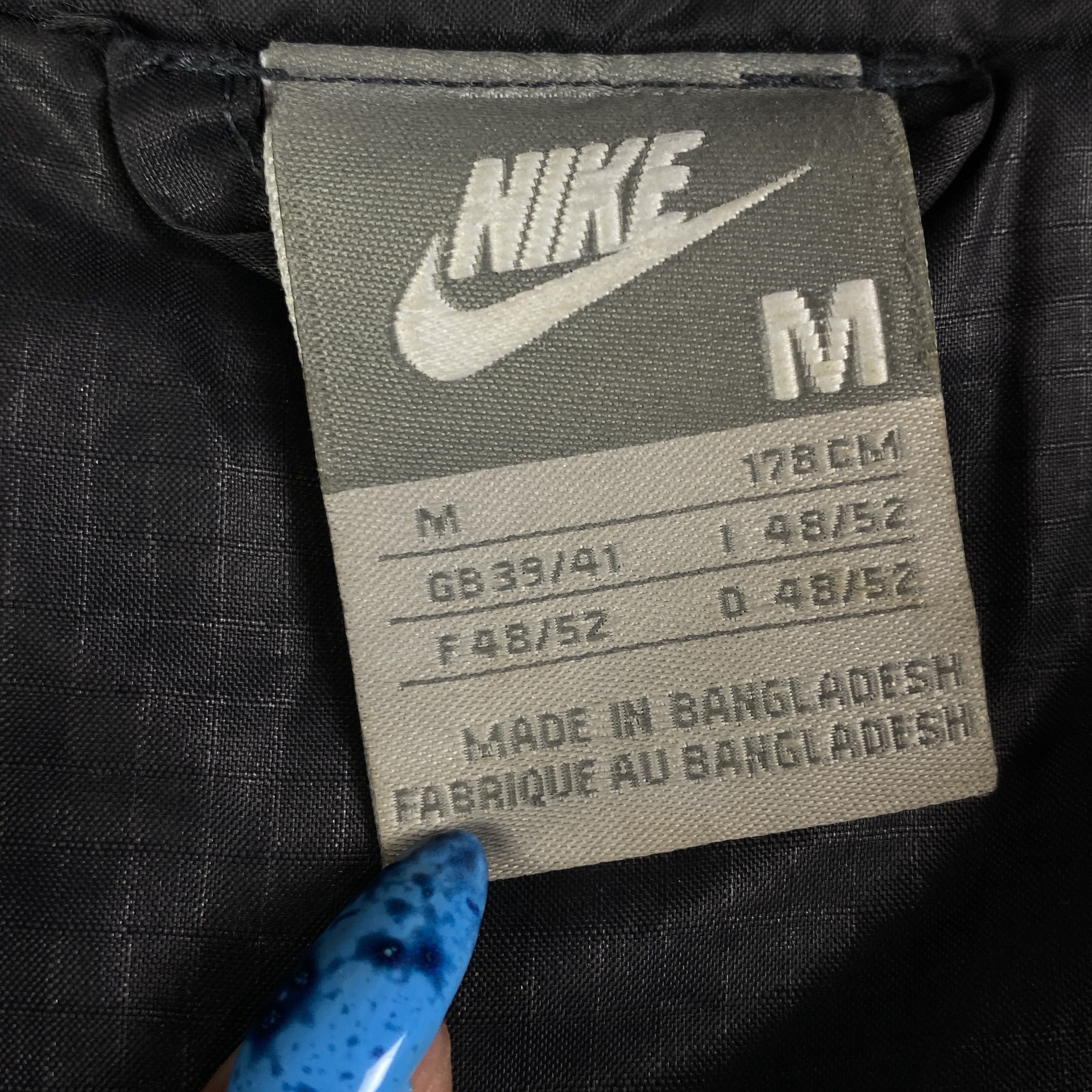 Nike × Vintage Mens Bomber Jacket Nike Vintage Size M Size US M / EU 48-50 / 2 - 5 Thumbnail