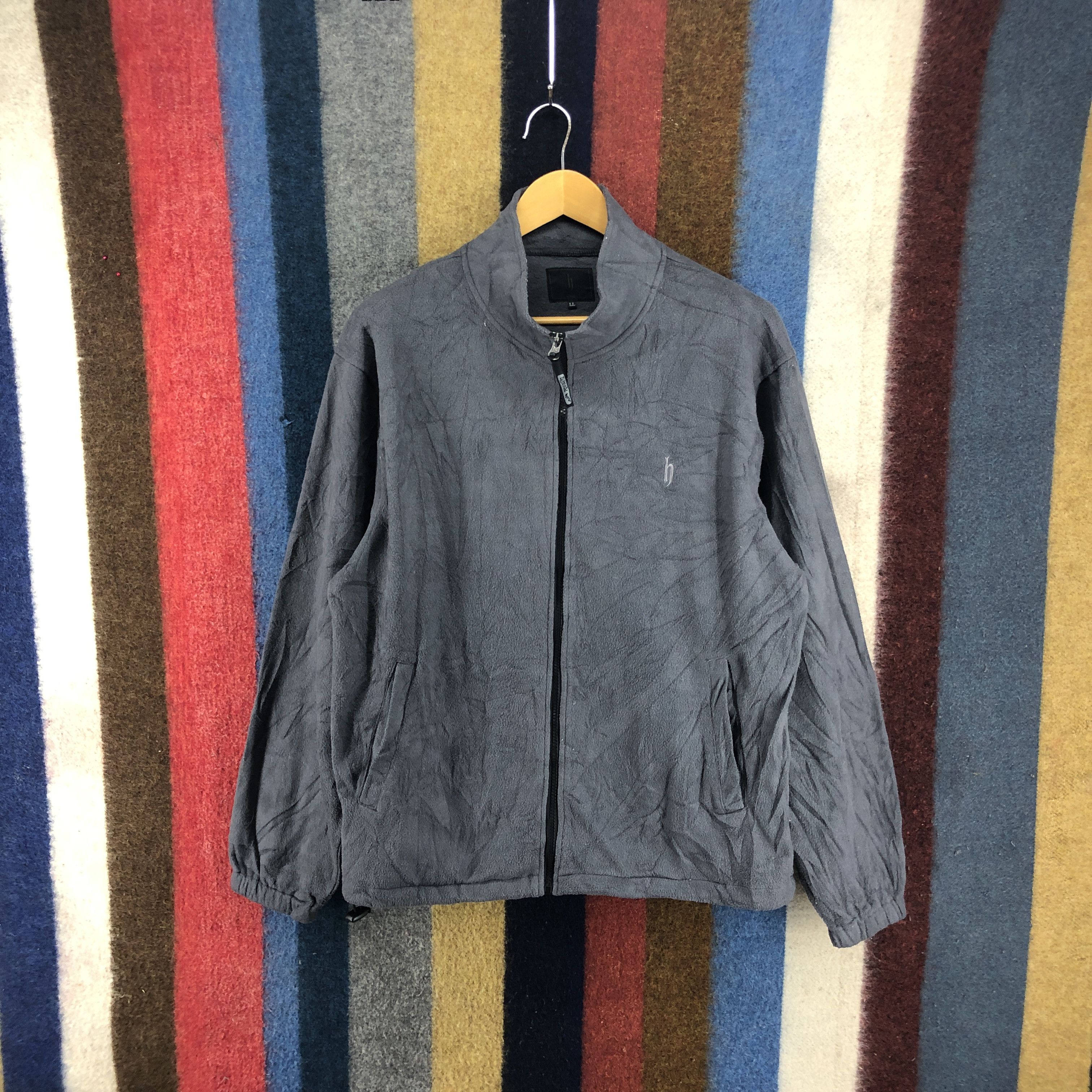 Japanese Brand DJ HONDA Turtle Neck Fleece Jacket #0176/I Size US L / EU 52-54 / 3 - 1 Thumbnail