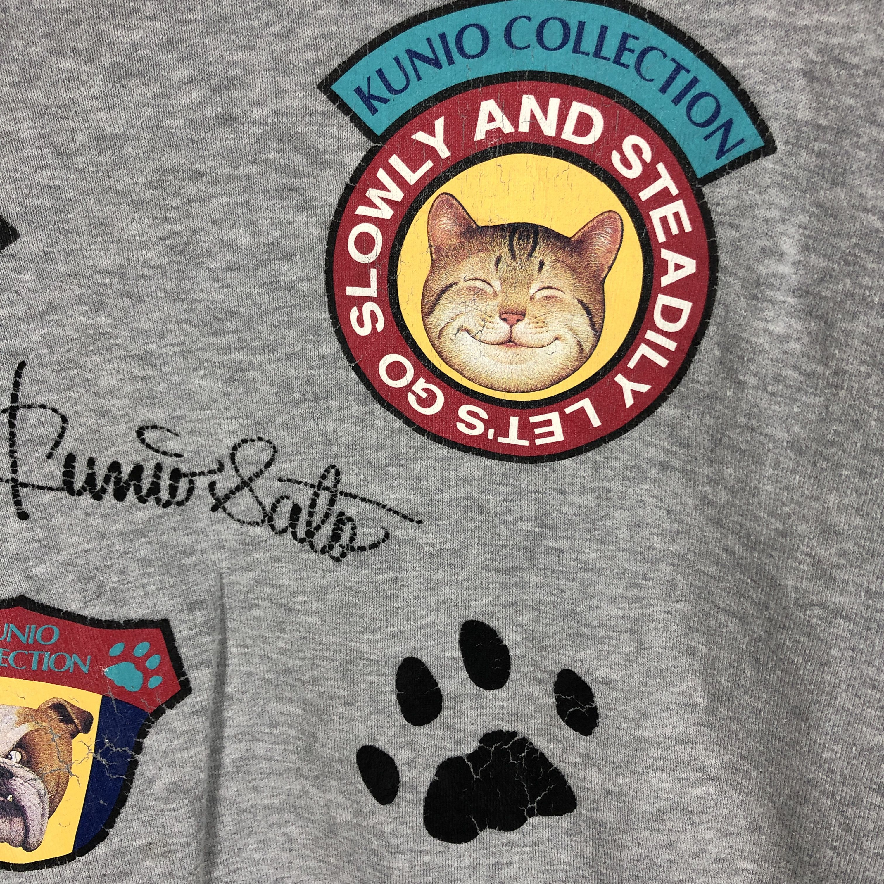 Japanese Brand KUNIO SATO COLLECTION Crew Neck Sweatshirt #2547-90 Size US XL / EU 56 / 4 - 4 Thumbnail
