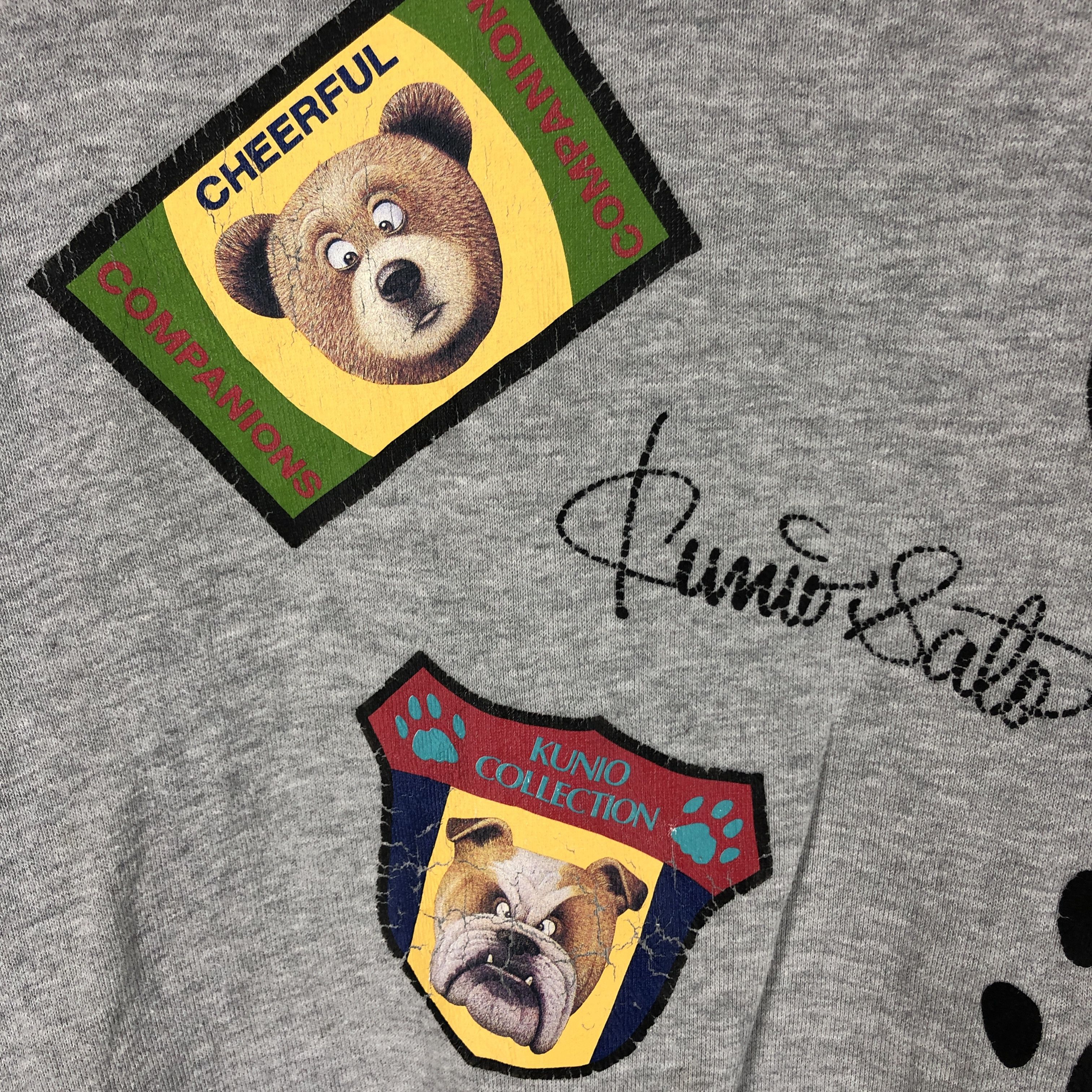 Japanese Brand KUNIO SATO COLLECTION Crew Neck Sweatshirt #2547-90 Size US XL / EU 56 / 4 - 3 Thumbnail